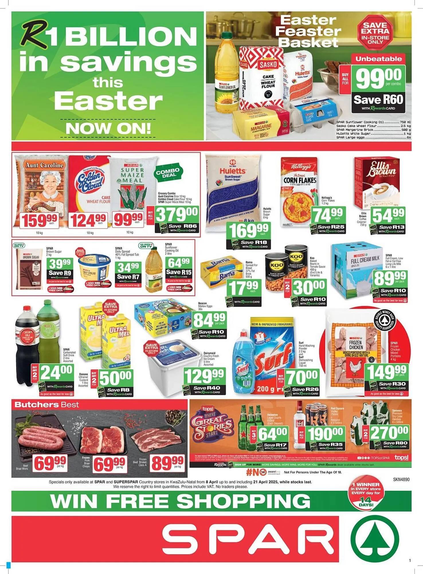 Spar catalogue from 9 April to 21 April 2025 - Catalogue Page 1