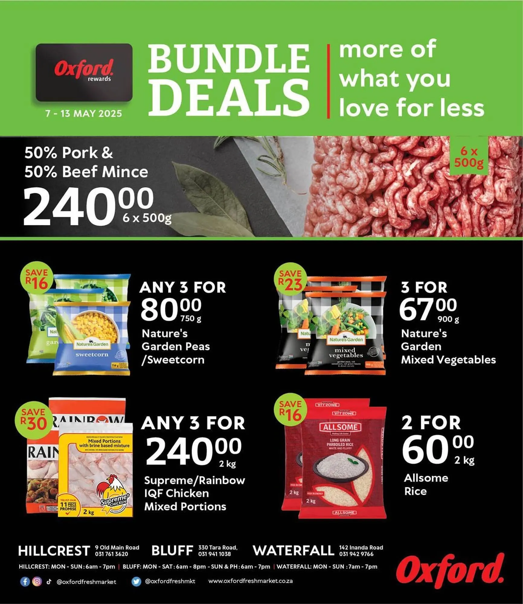 Oxford Freshmarket catalogue from 7 May to 13 May 2025 - Catalogue Page 1