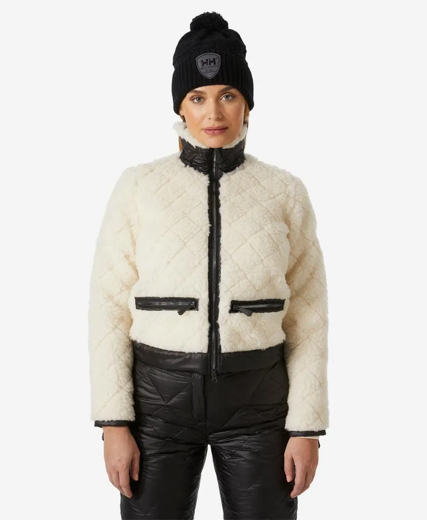 W DIAMOND PILE JKT, Snow