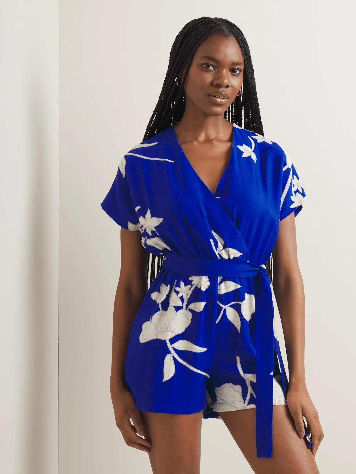 Women's Iconography Wrap Front Playsuit