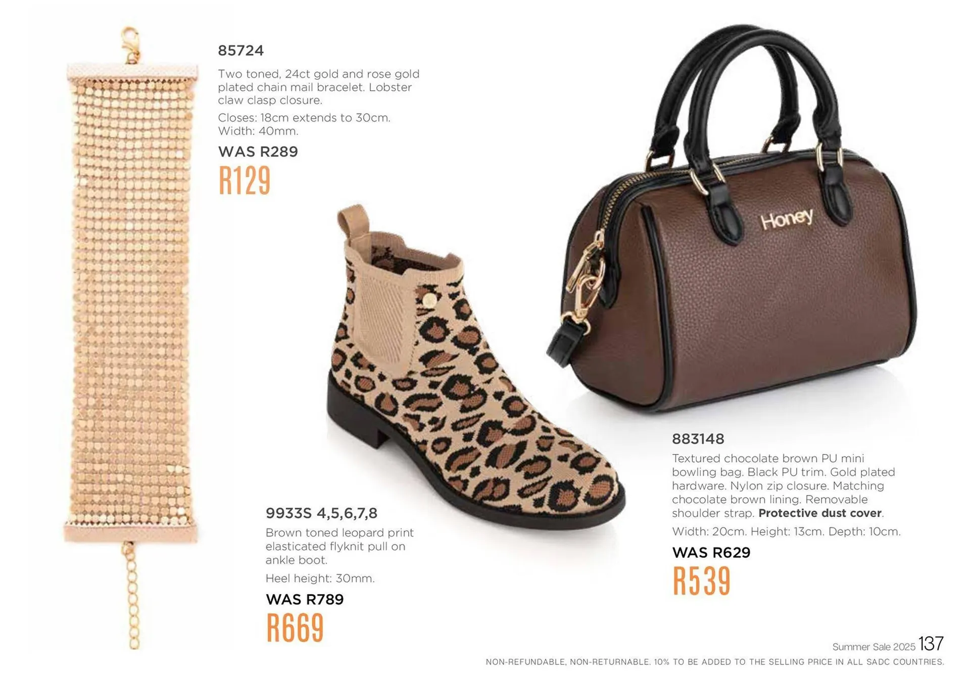 Honey Fashion Accessories catalogue from 23 January to 19 February 2026 - Catalogue Page 139