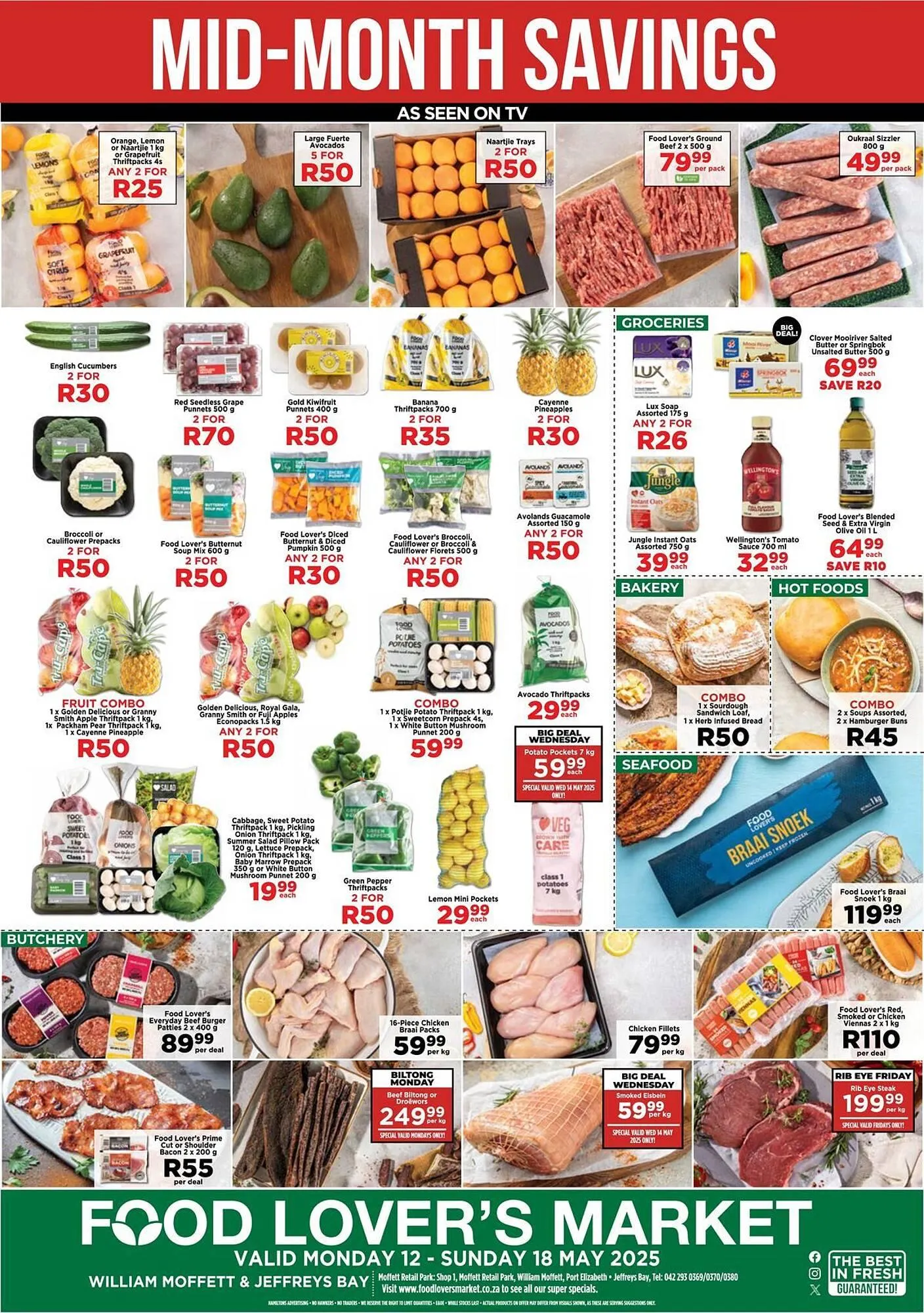 Food Lover's Market catalogue from 12 May to 18 May 2025 - Catalogue Page 1