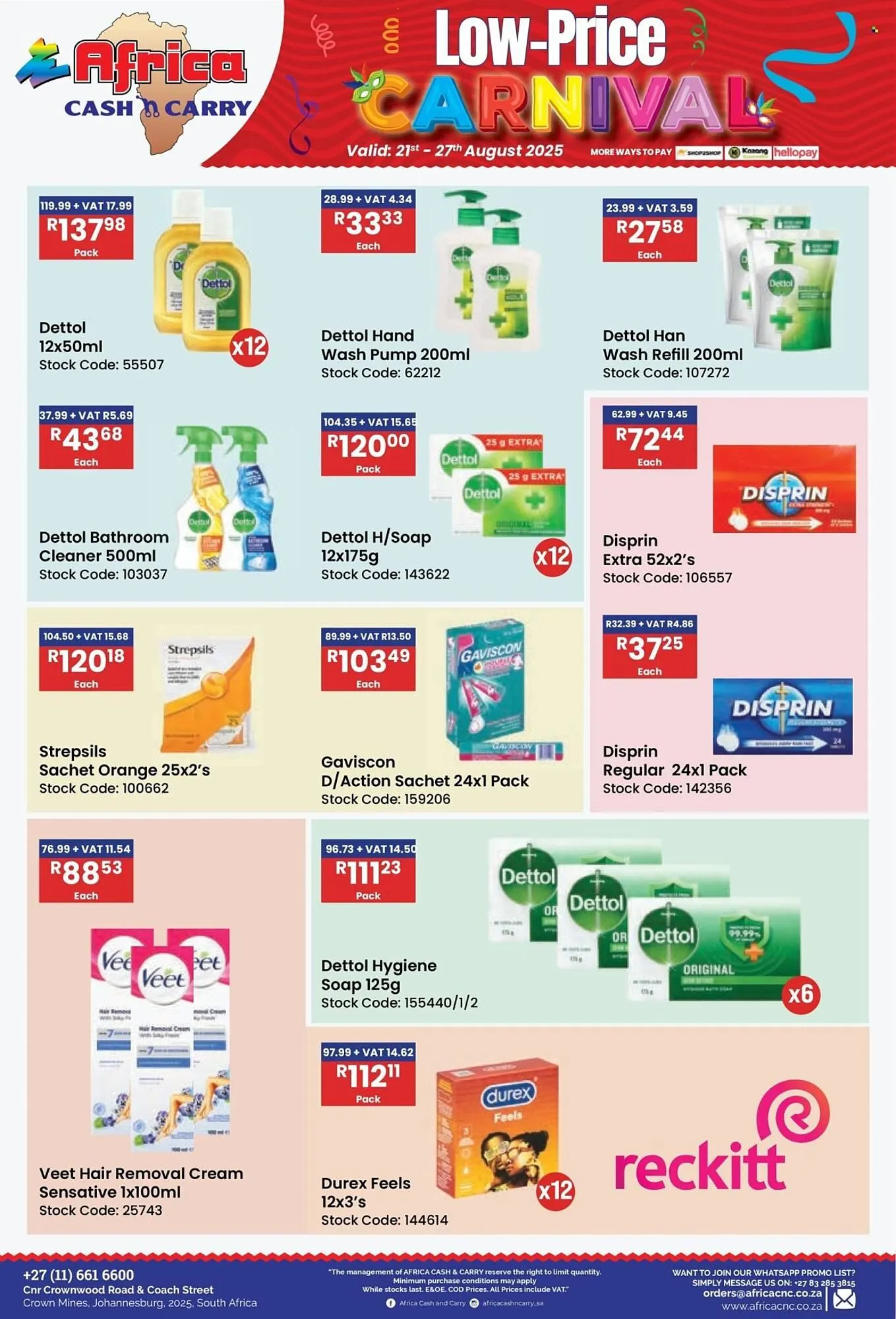 Africa Cash and Carry catalogue from 21 August to 27 August 2025 - Catalogue Page 33