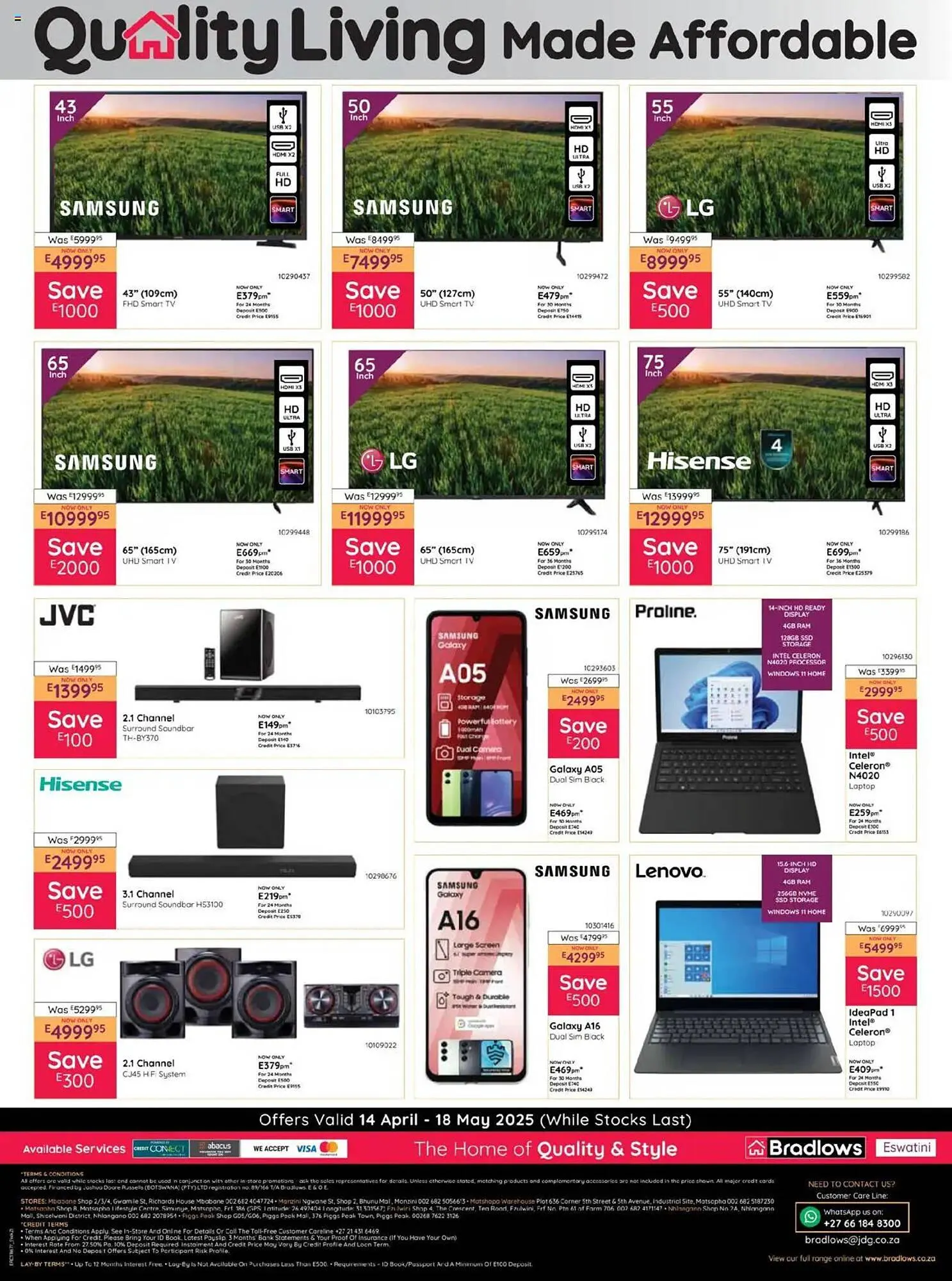 Bradlows catalogue from 14 April to 18 April 2025 - Catalogue Page 8