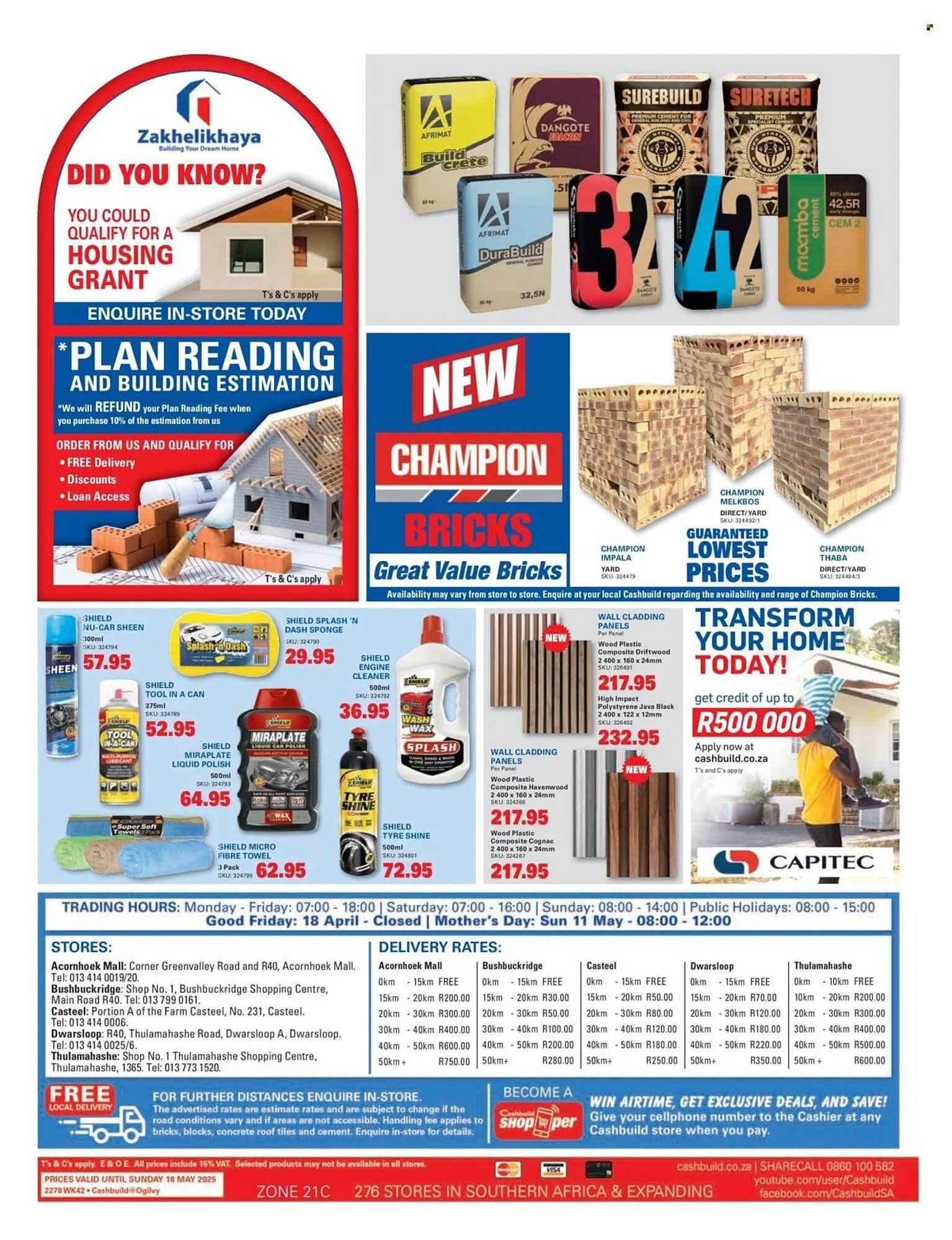 Cashbuild catalogue from 14 April to 18 May 2025 - Catalogue Page 4