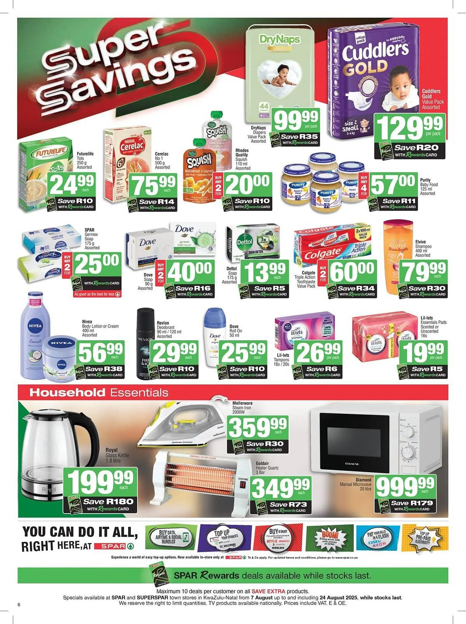 KwikSpar catalogue from 7 August to 24 August 2025 - Catalogue Page 6