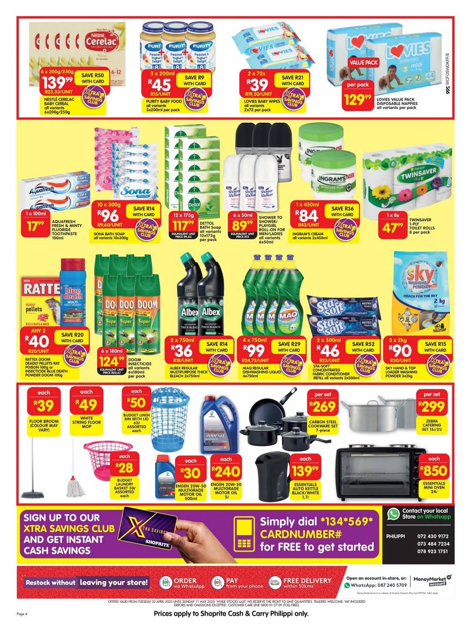 Shoprite catalogue from 22 April to 11 May 2025 - Catalogue Page 4