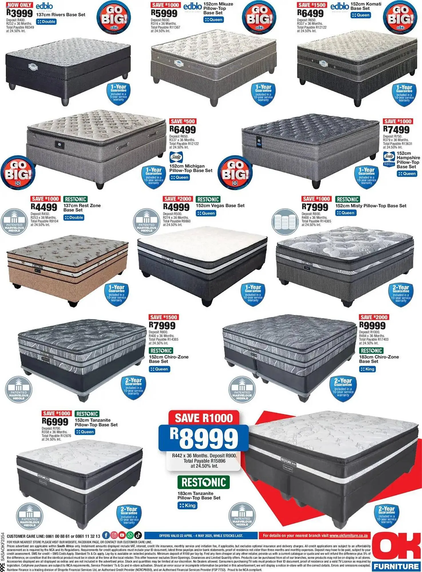 OK Furniture catalogue from 22 April to 11 May 2025 - Catalogue Page 8