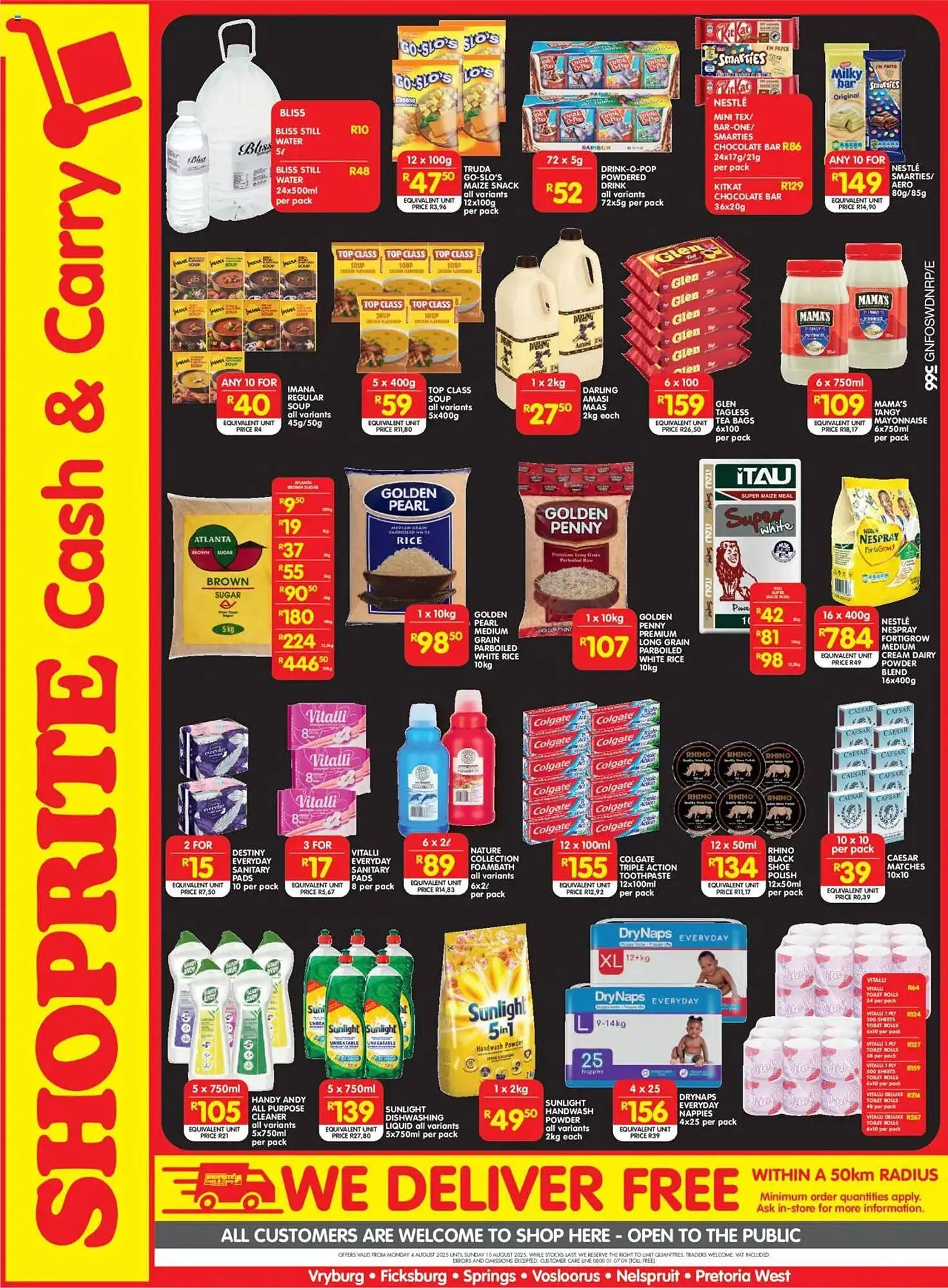 Shoprite catalogue from 4 August to 10 August 2025 - Catalogue Page 2