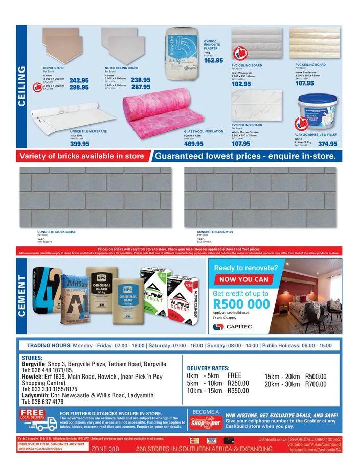 Cashbuild weekly specials from 25 June to 21 July 2024 - Catalogue Page 3