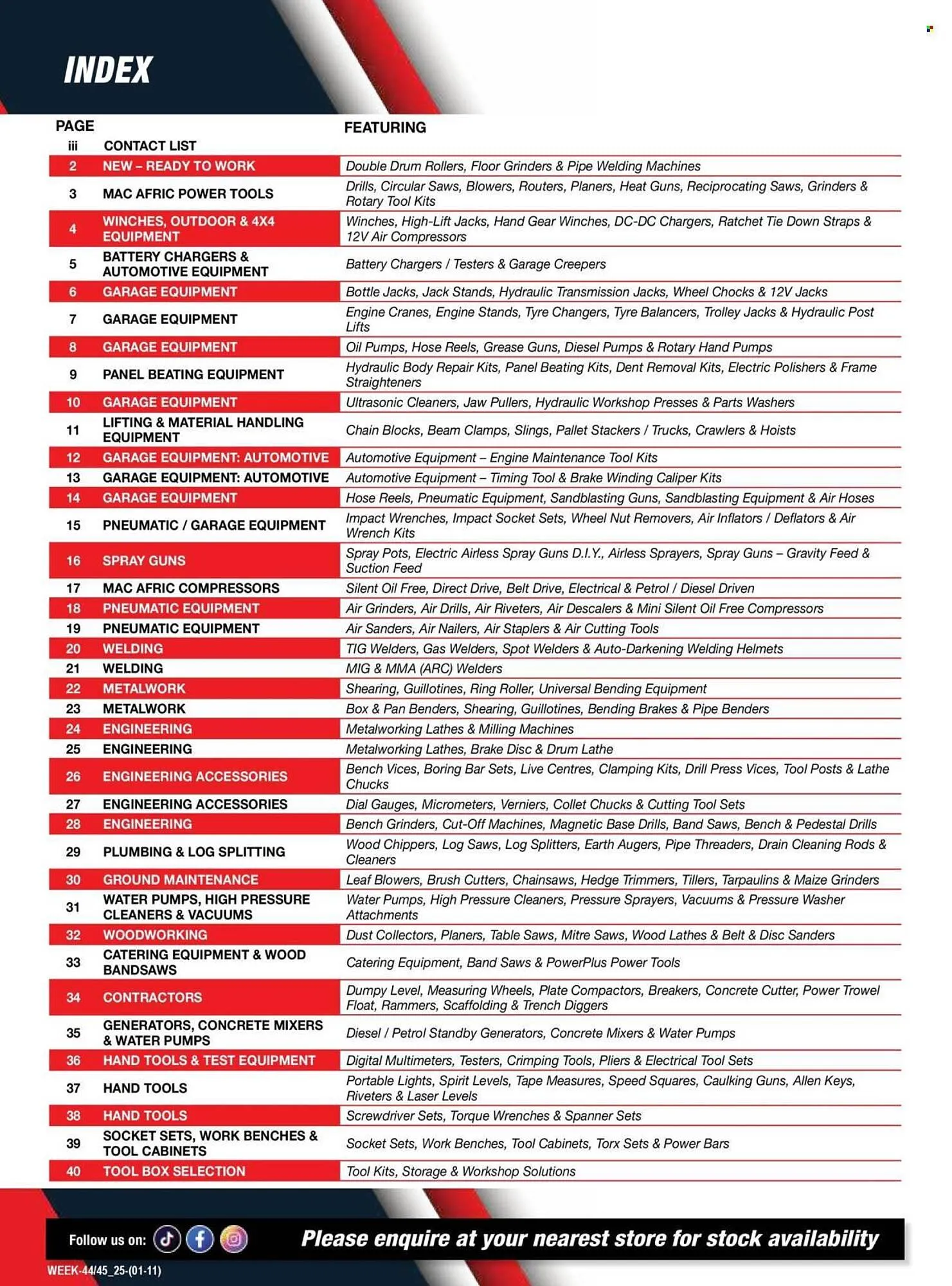 Adendorff Machinery Mart catalogue from 1 November to 30 November 2025 - Catalogue Page 2