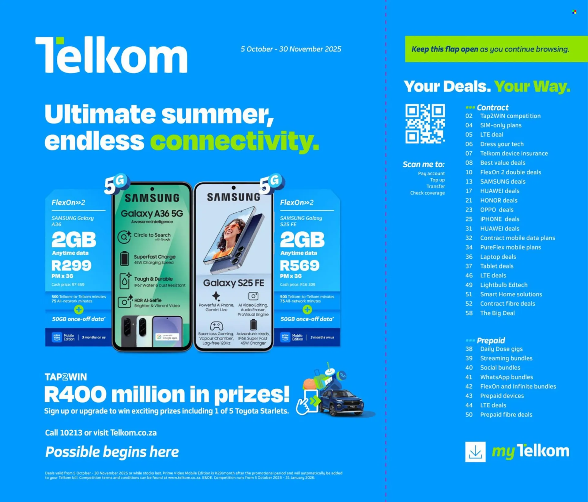 Telkom catalogue from 5 October to 30 November 2025 - Catalogue Page 1