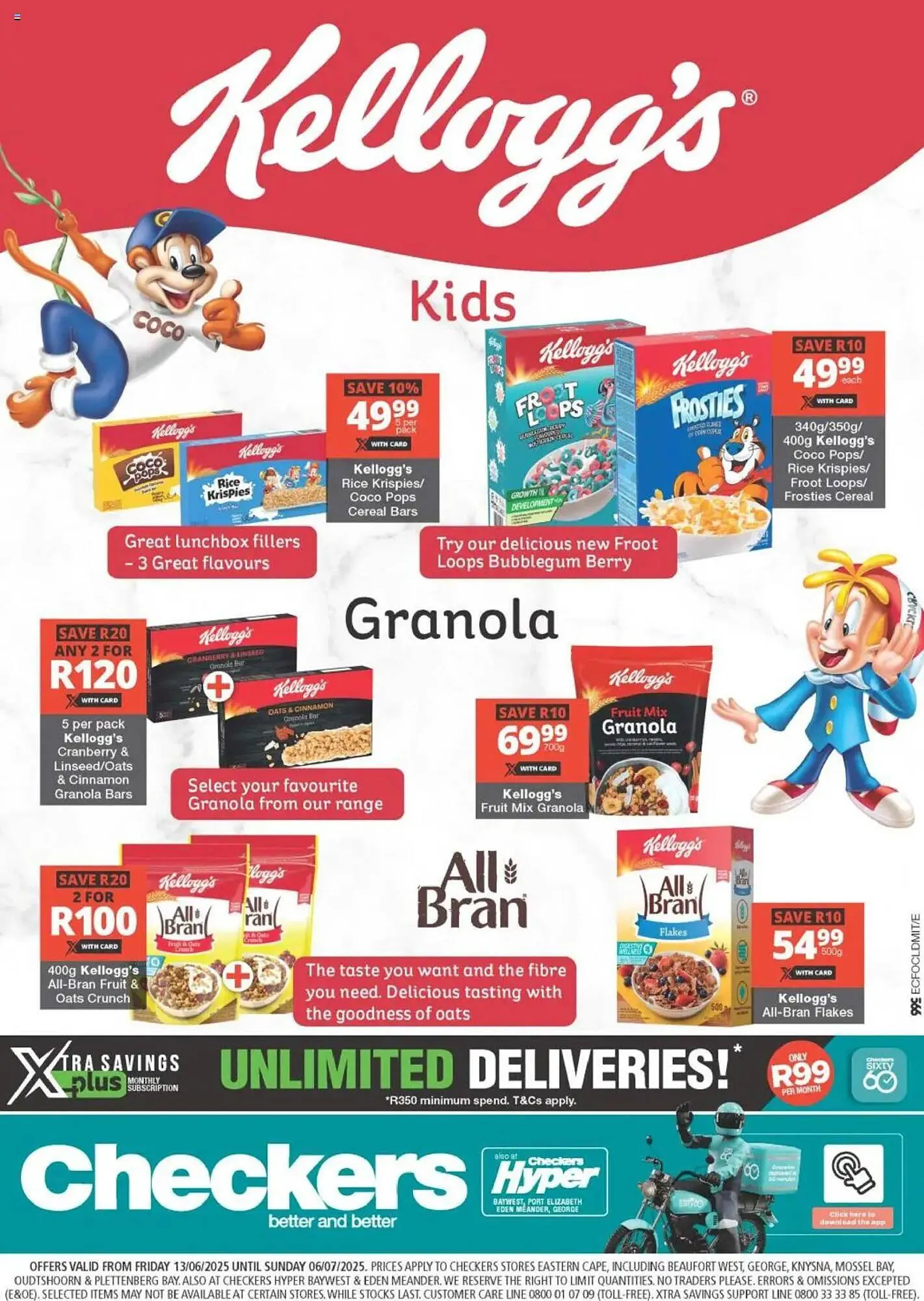 Checkers catalogue from 13 June to 6 July 2025 - Catalogue Page 1