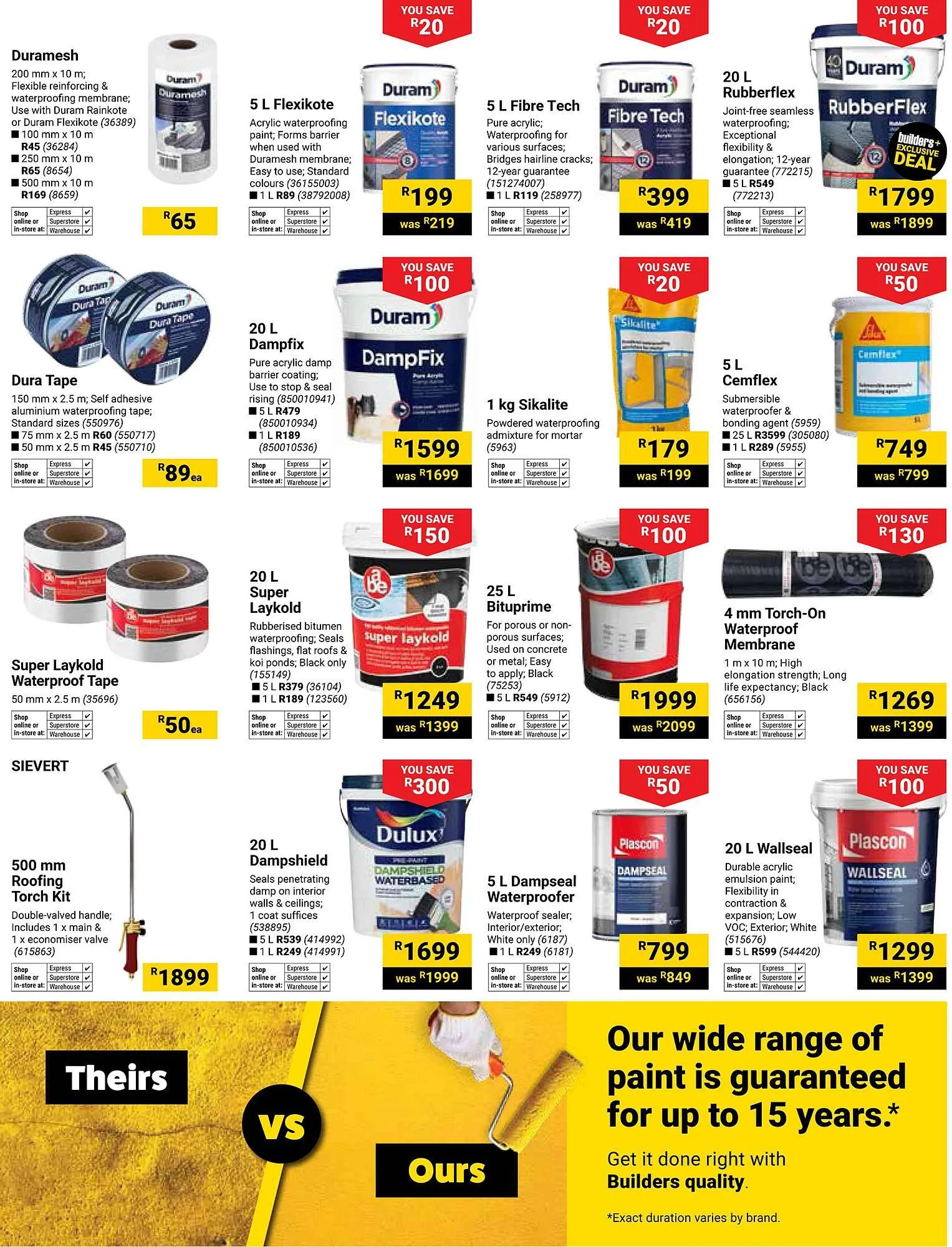 Builders Warehouse catalogue from 28 October to 31 December 2025 - Catalogue Page 12