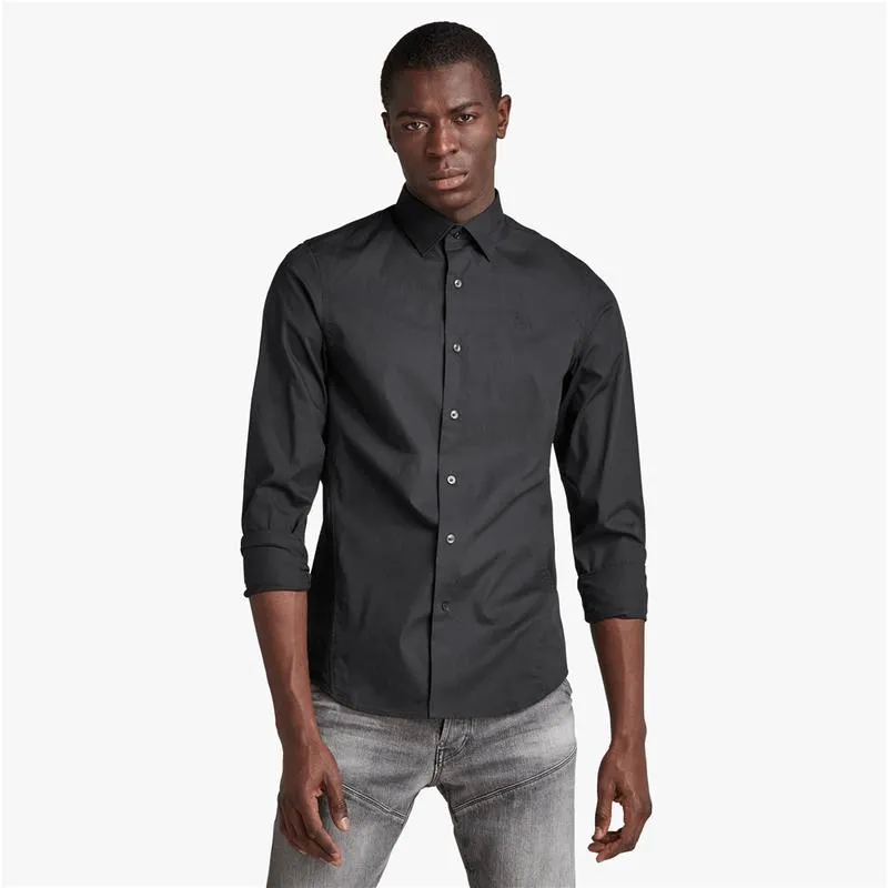 G-Star Men's Dressed Super Slim Black Shirt