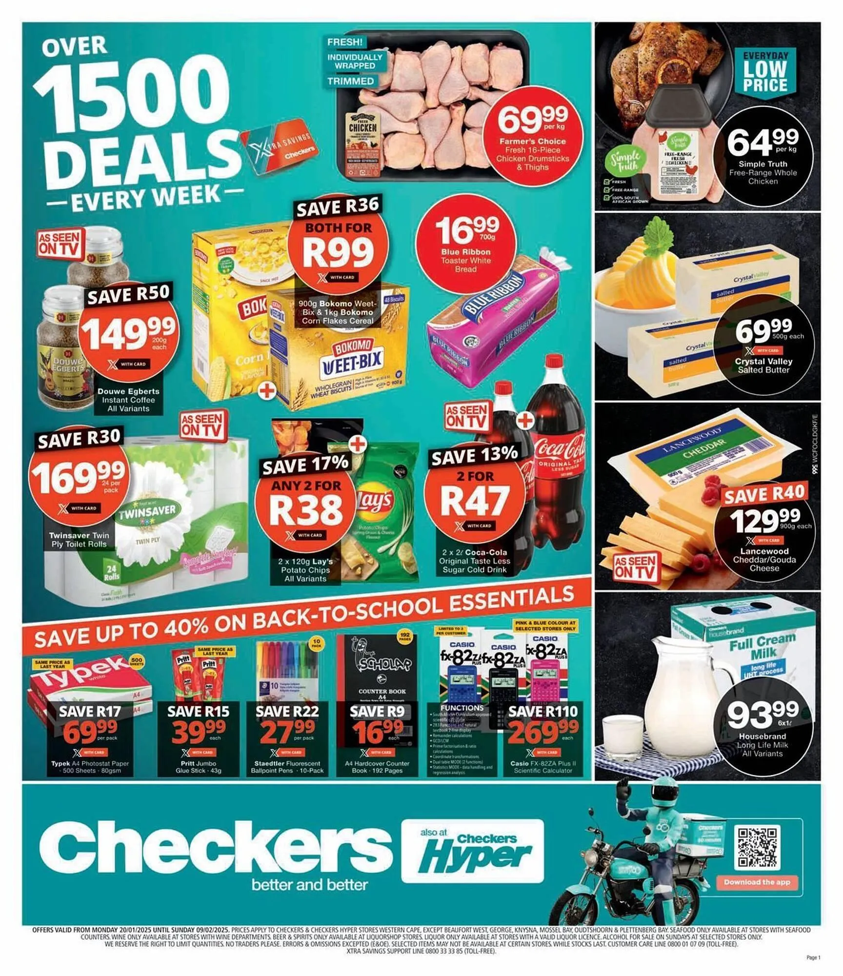 Checkers catalogue from 20 January to 9 February 2025 - Catalogue Page 1