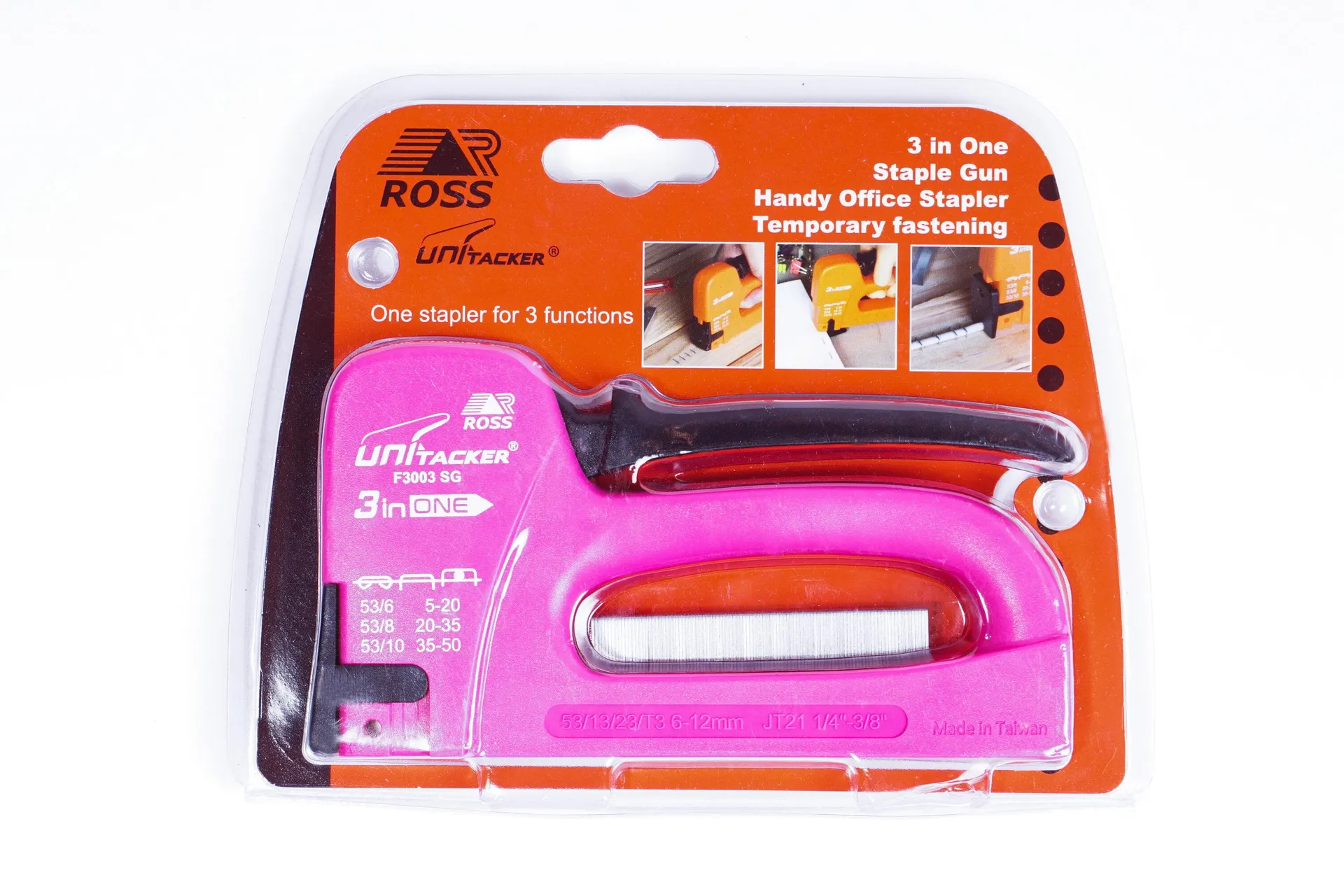 Staple Gun 3 in 1 Unitrackers Ross F3003 SG