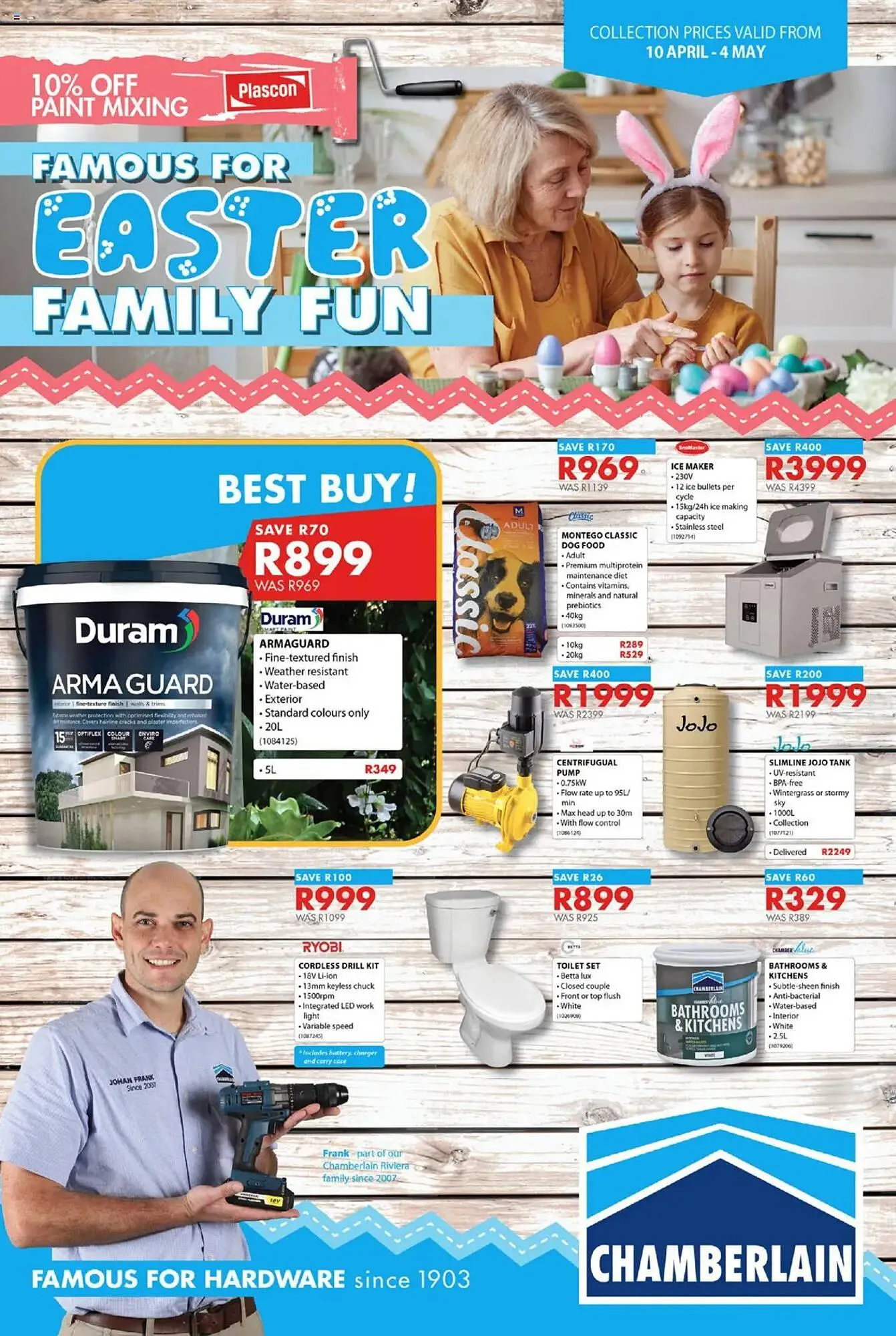 Chamberlain catalogue from 10 April to 4 May 2025 - Catalogue Page 1