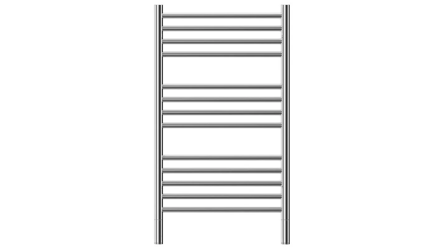 Jeeves Classic C Polished Stainless Steel Hydronic Heated Rail 915 x 620mm