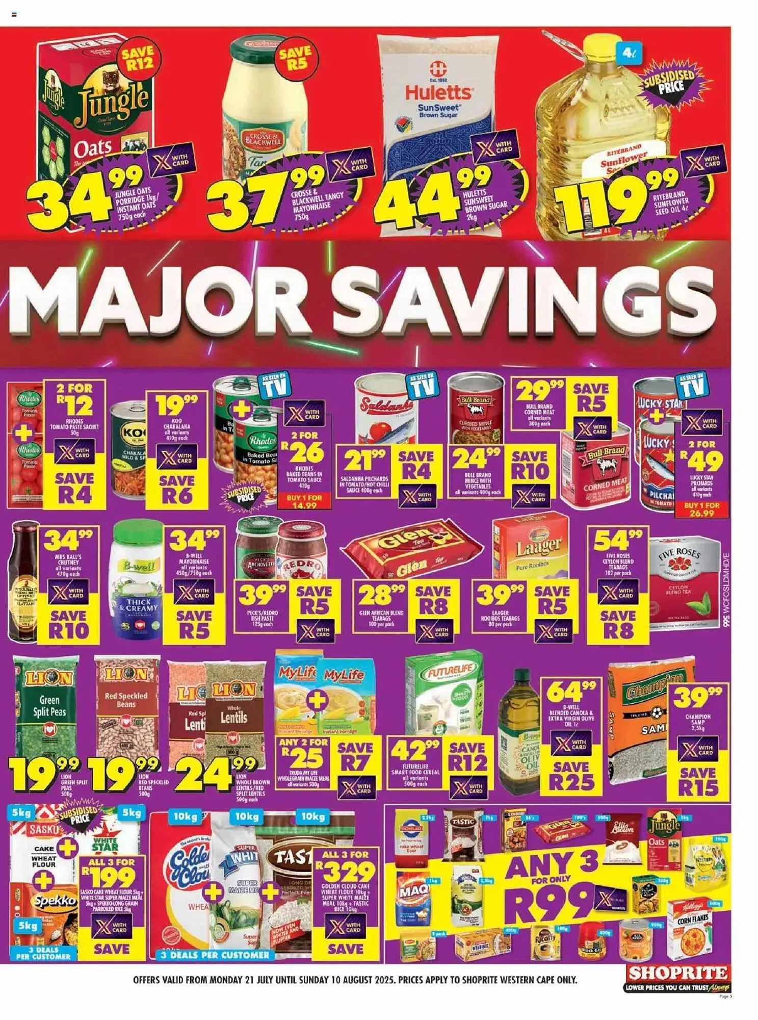 Shoprite catalogue from 21 July to 10 August 2025 - Catalogue Page 5