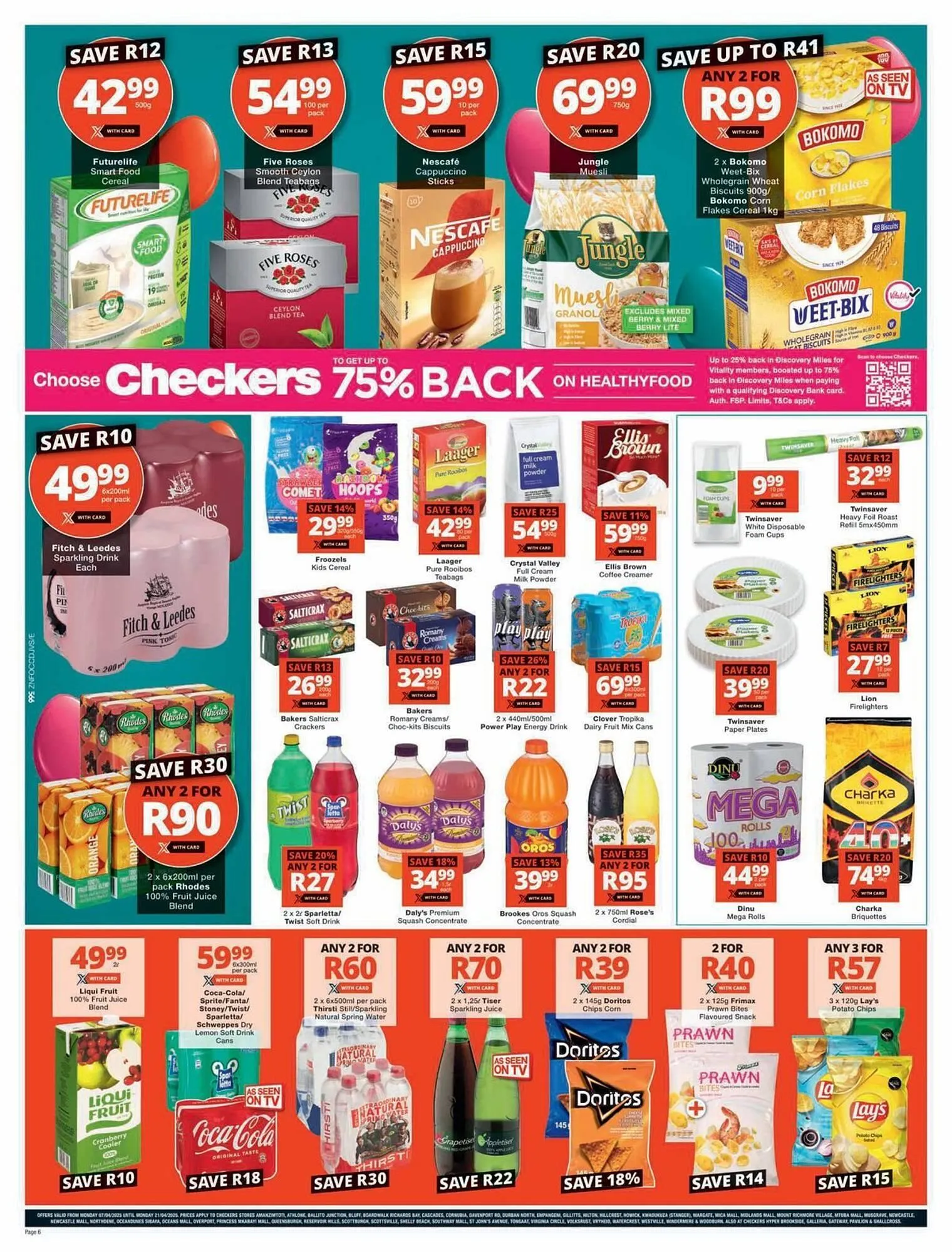 Checkers catalogue from 7 April to 21 April 2025 - Catalogue Page 6