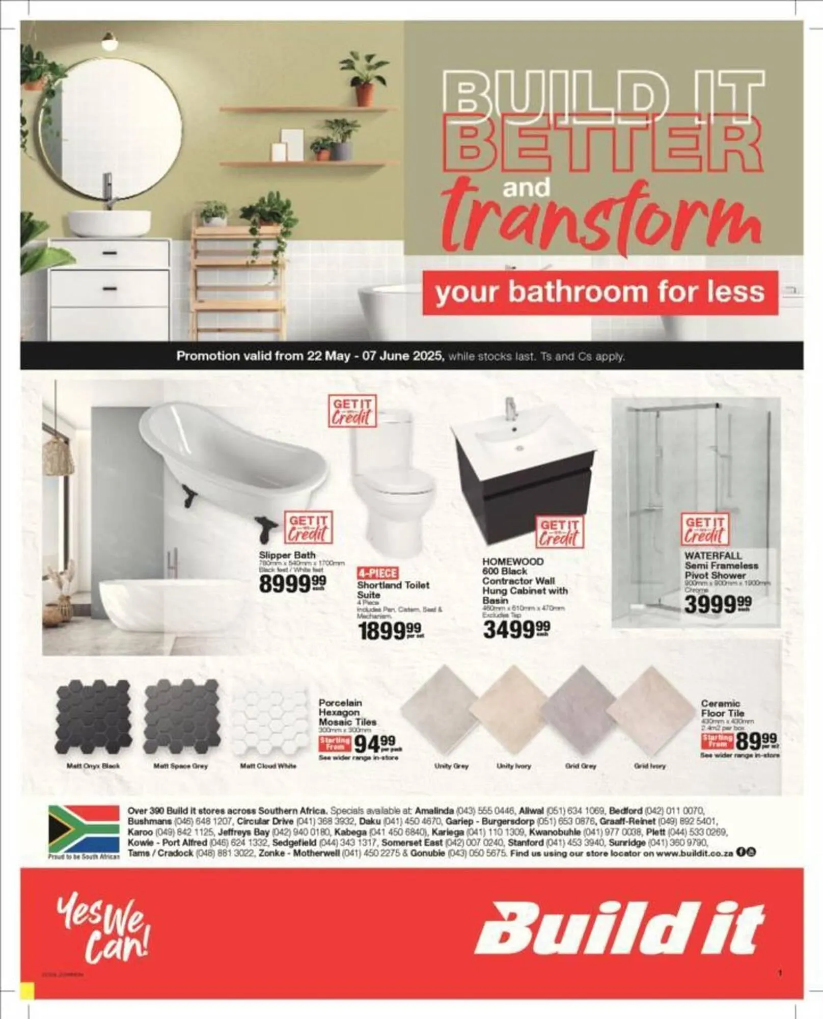 Build It catalogue from 2 June to 8 June 2025 - Catalogue Page 1