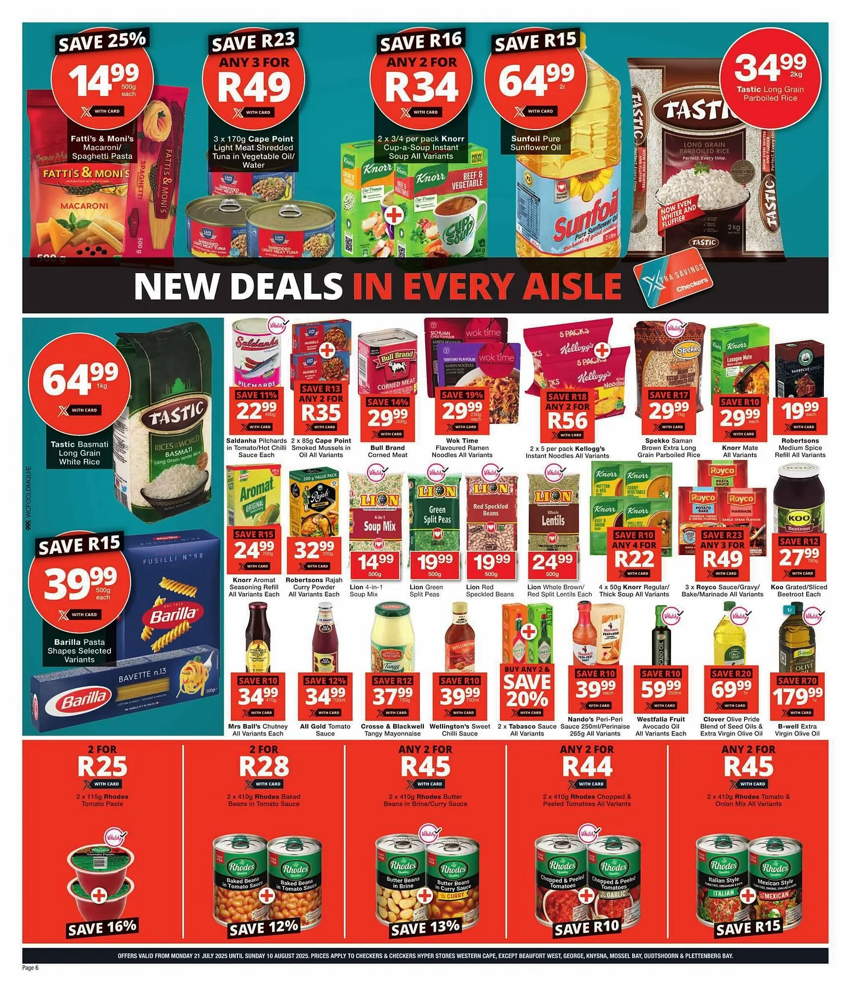 Checkers catalogue from 21 July to 10 August 2025 - Catalogue Page 6