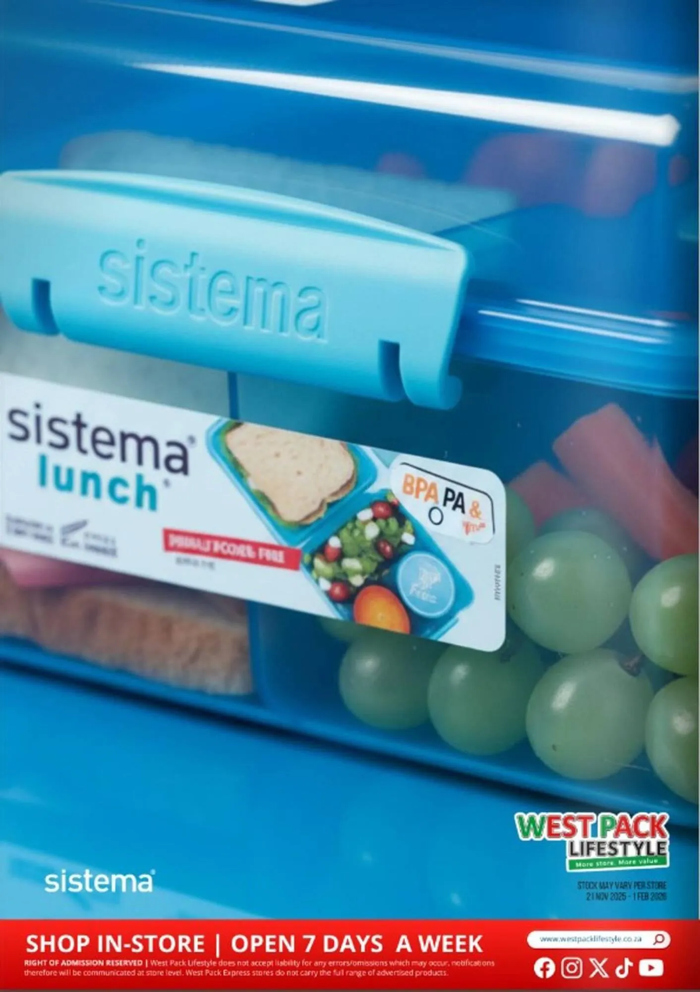 West Pack Lifestyle catalogue from 27 November to 1 February 2026 - Catalogue Page 8