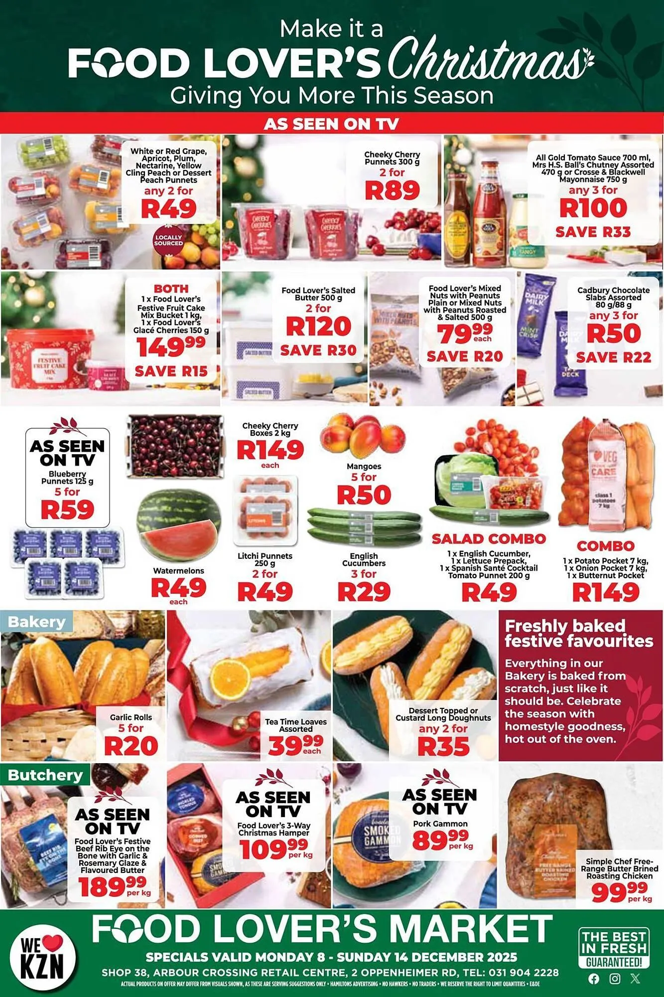 Food Lover's Market catalogue from 8 December to 14 December 2025 - Catalogue Page 1