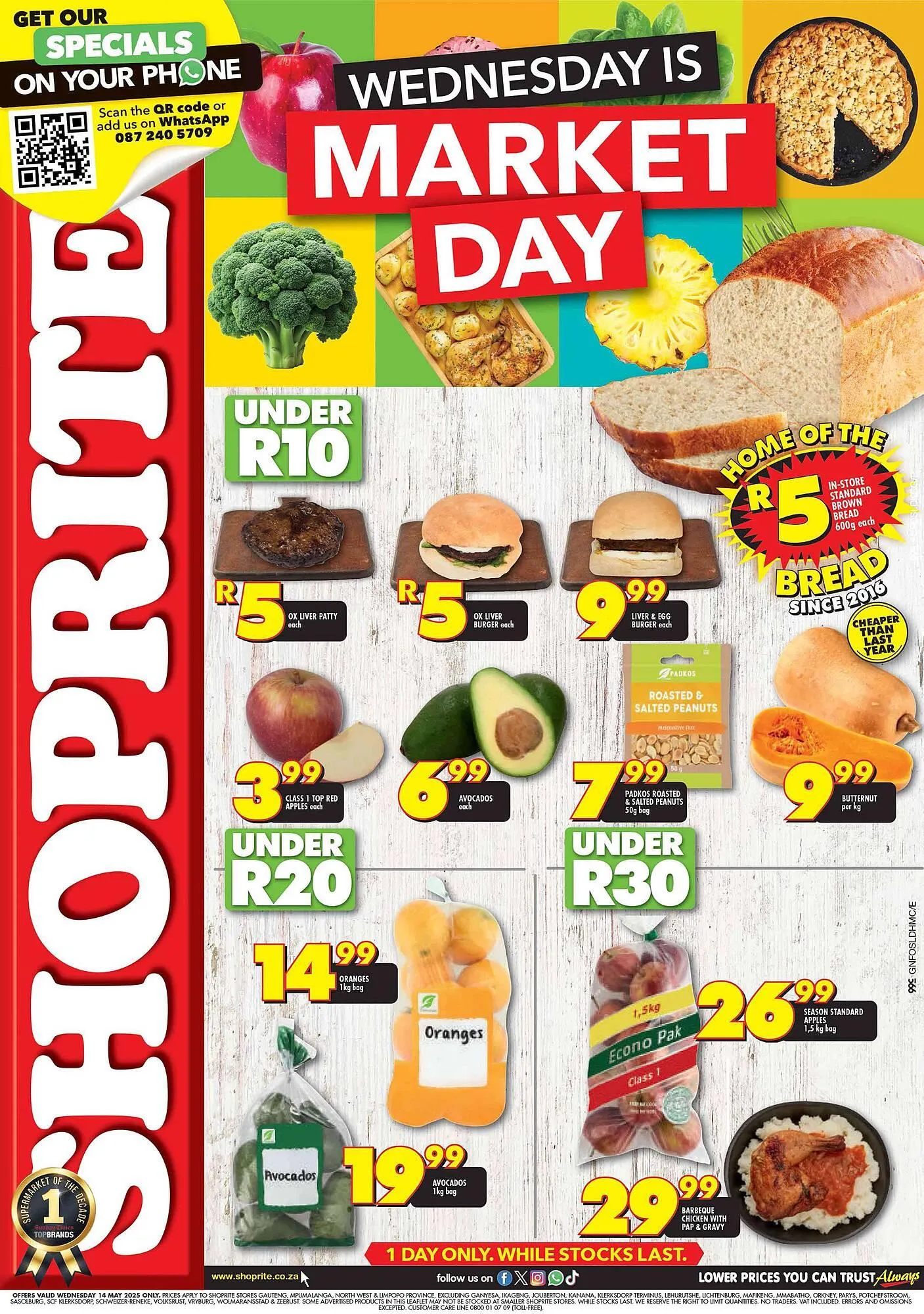 Shoprite catalogue from 14 May to 14 May 2025 - Catalogue Page 1