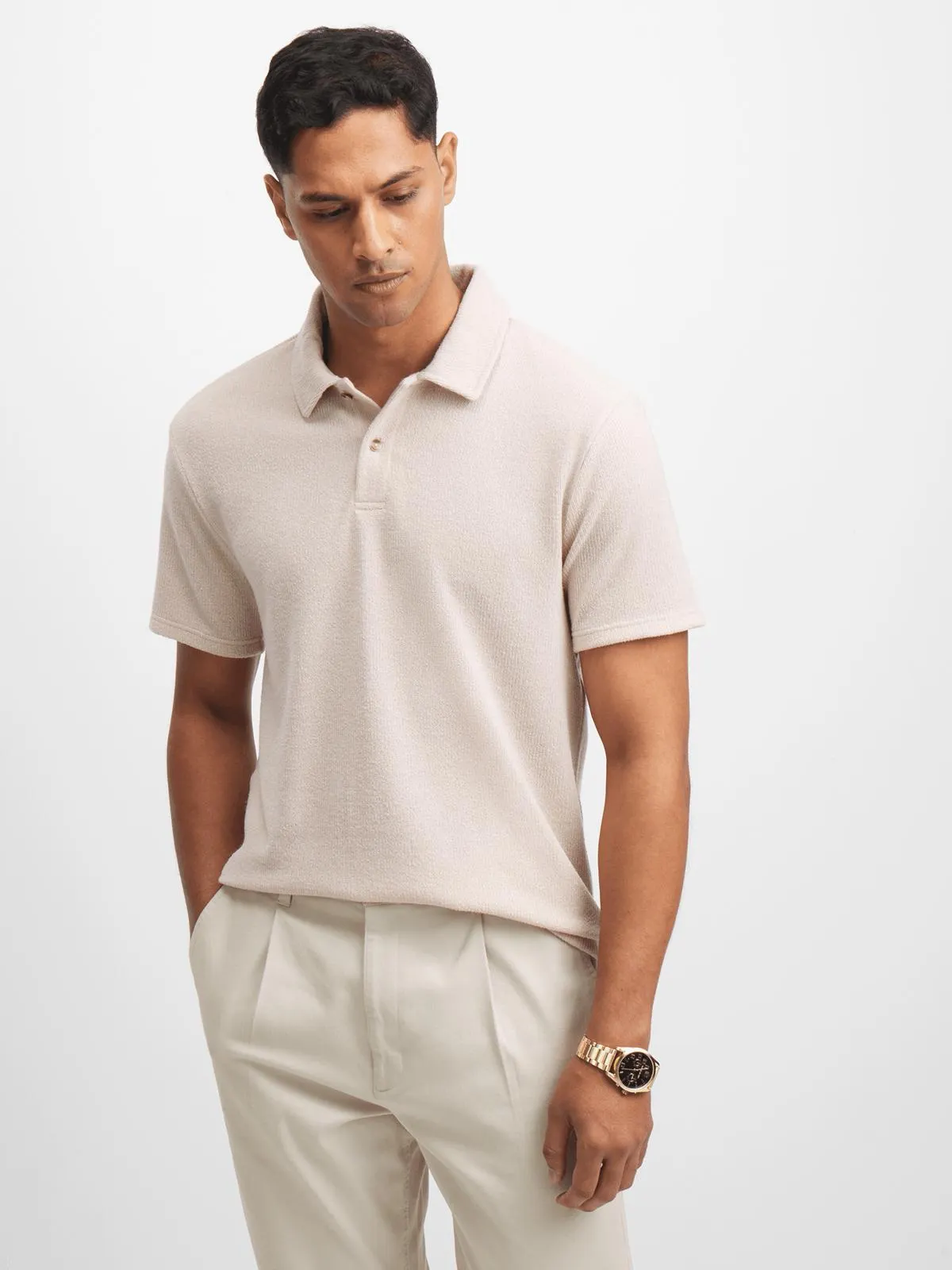 Exact Men's Natural Jersey Golfer