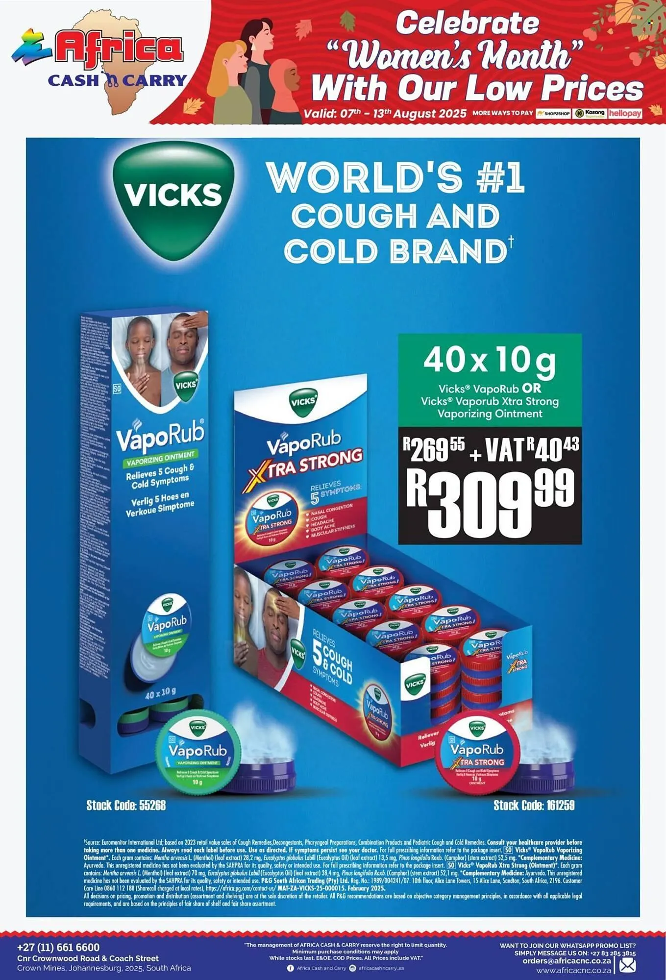 Africa Cash and Carry catalogue from 7 August to 13 August 2025 - Catalogue Page 27