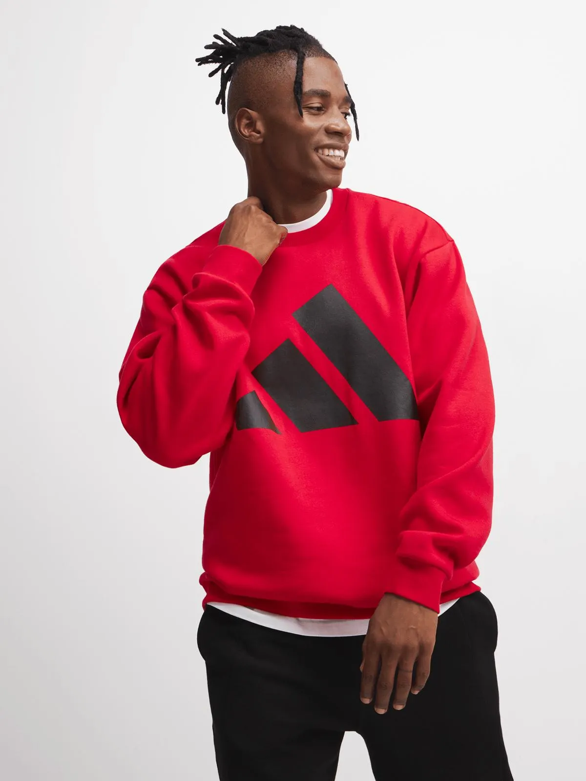 Mens adidas Red Sweater