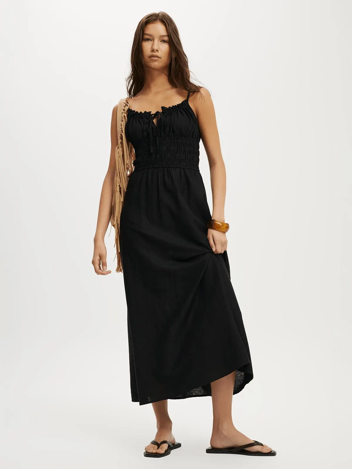 Women's Cotton On Black Haven Strappy Mini Dress