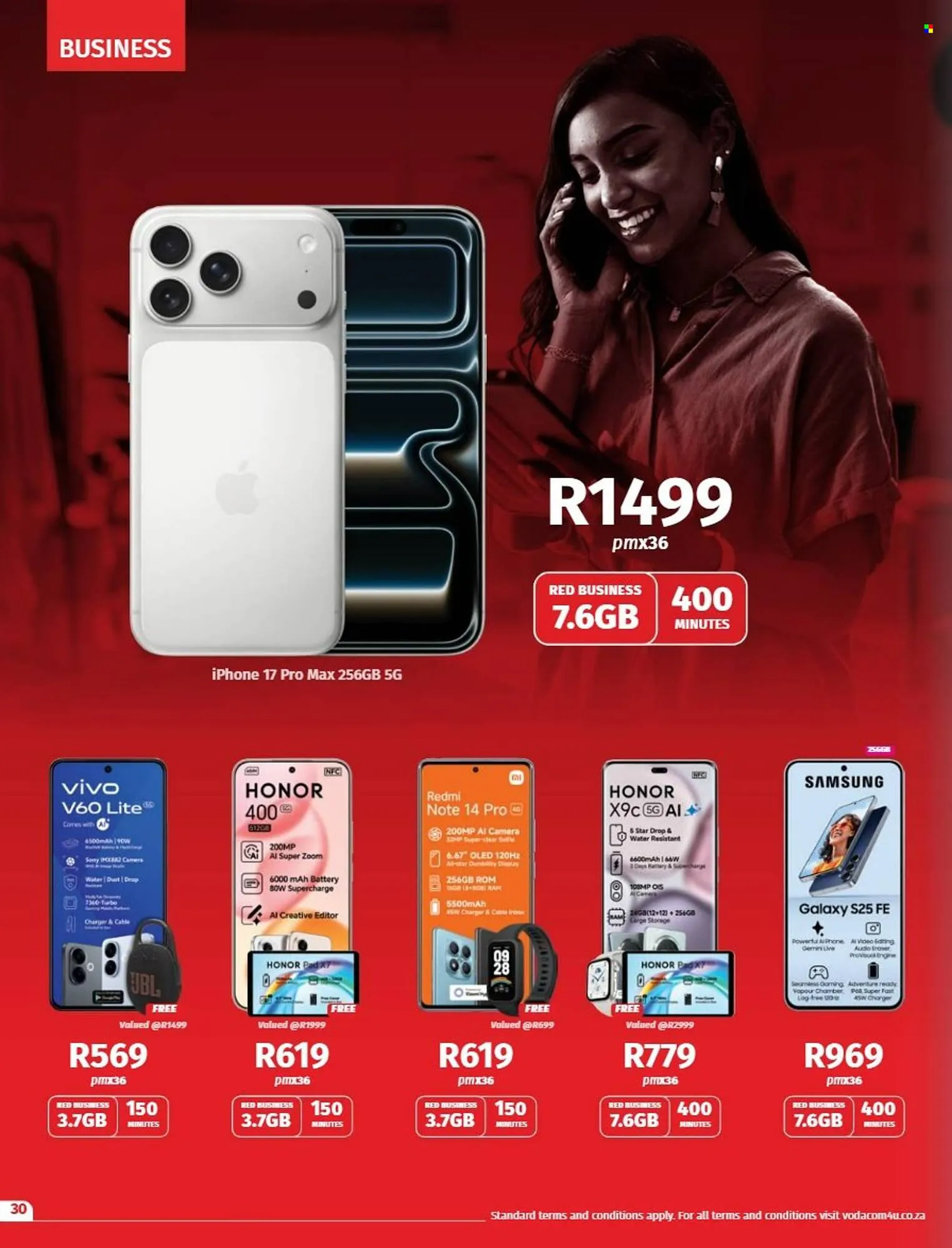 Vodacom catalogue from 9 December to 6 February 2026 - Catalogue Page 30