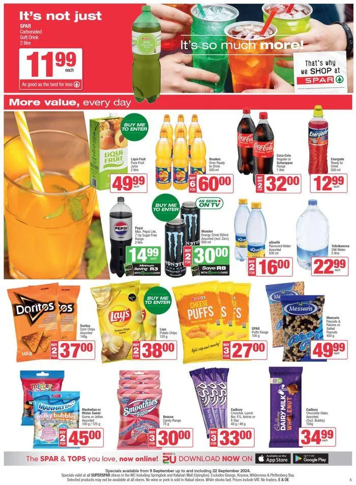 Specials SuperSpar from 13 September to 22 September 2024 - Catalogue Page 5