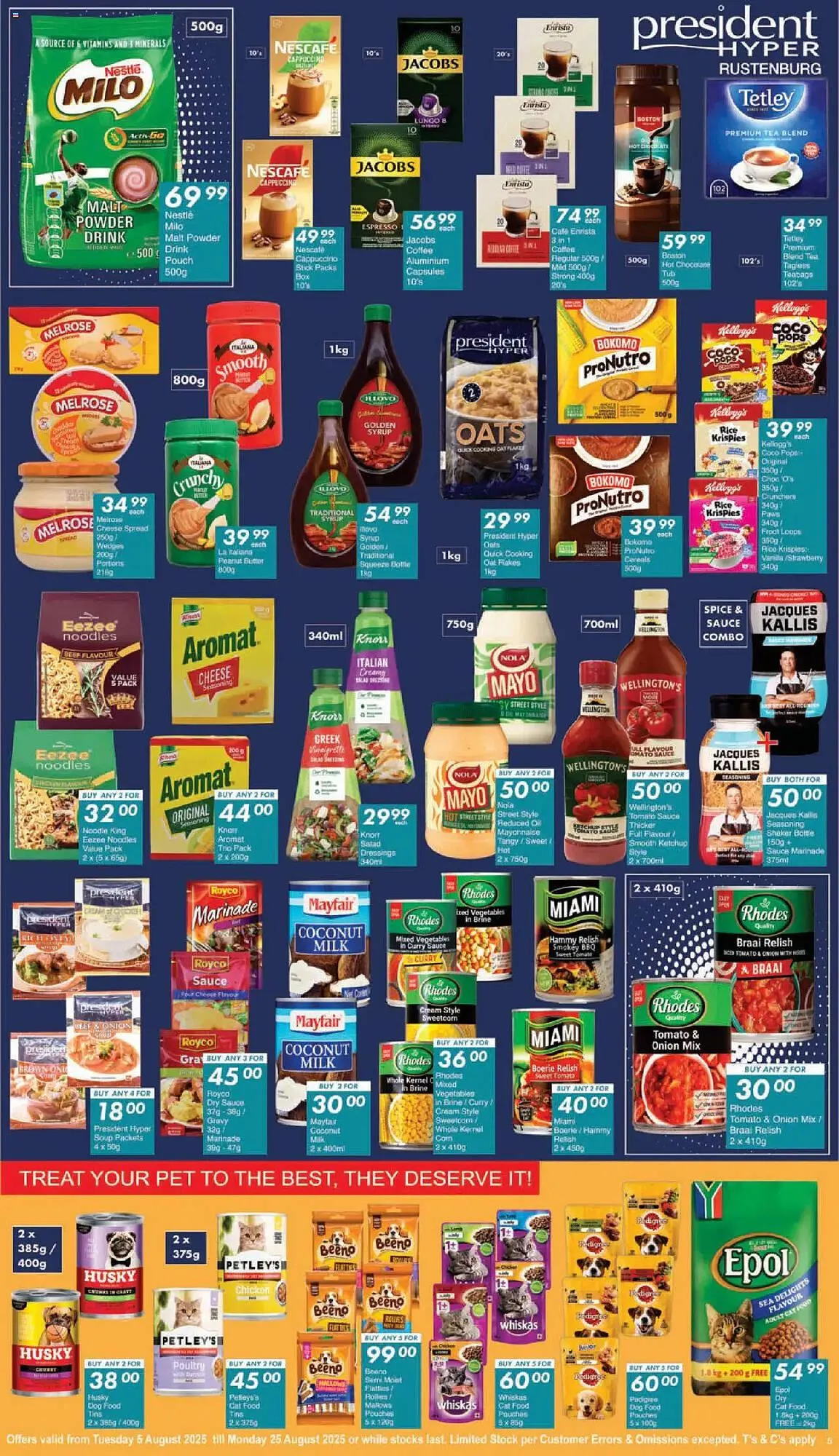 President Hyper catalogue from 5 August to 25 August 2025 - Catalogue Page 5