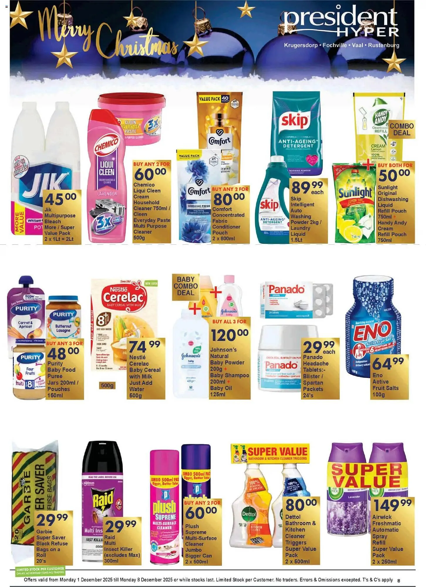 President Hyper catalogue from 1 December to 8 December 2025 - Catalogue Page 8