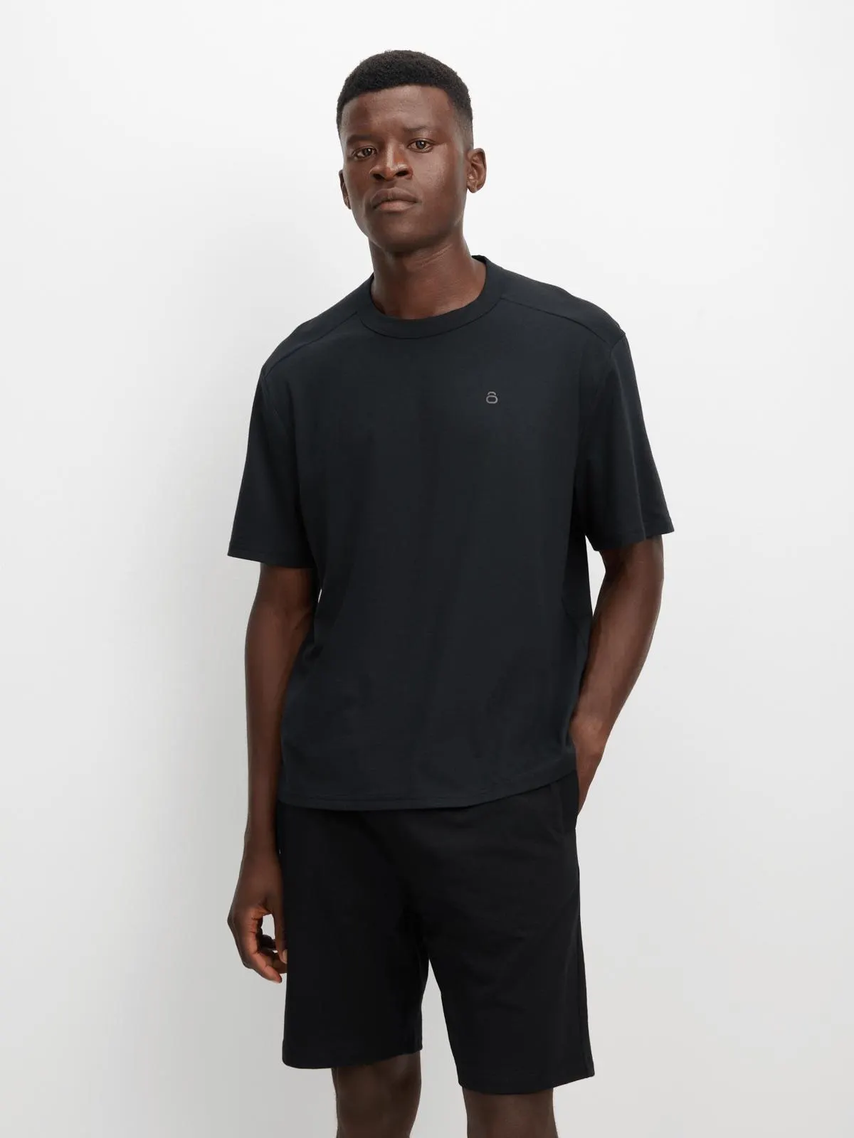 TS Mens Studio Black Tee