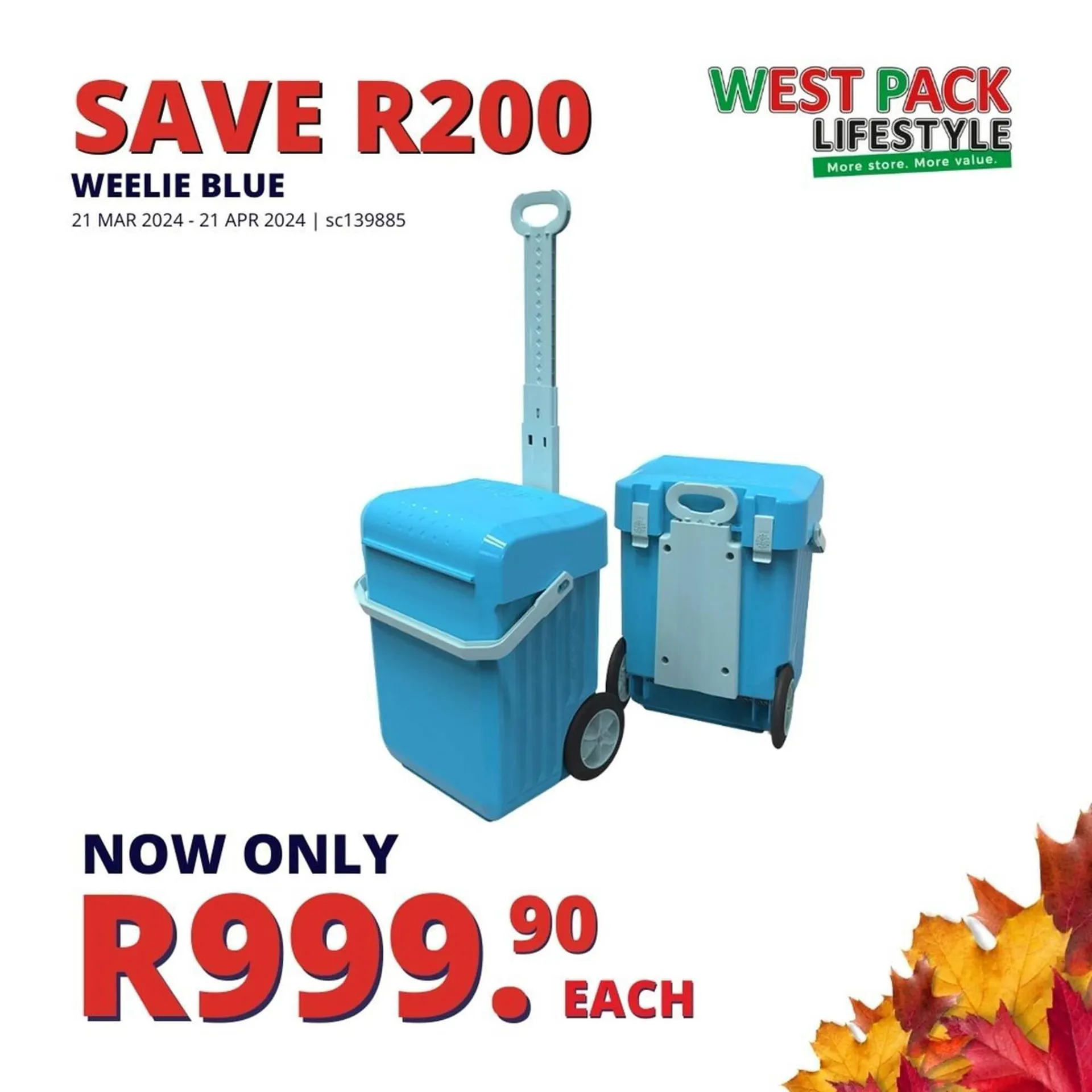 West Pack Lifestyle catalogue from 27 March to 21 April 2024 - Catalogue Page 20
