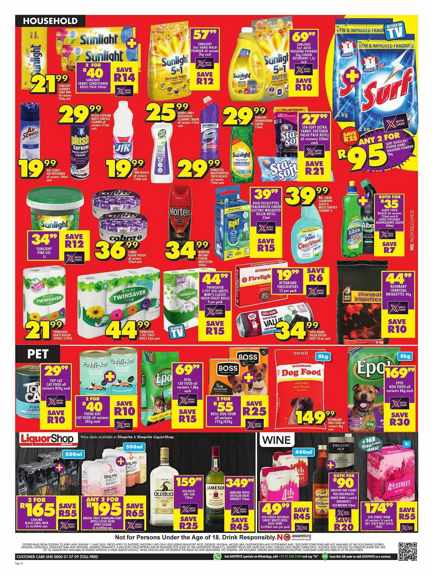 Shoprite catalogue from 22 April to 11 May 2025 - Catalogue Page 12