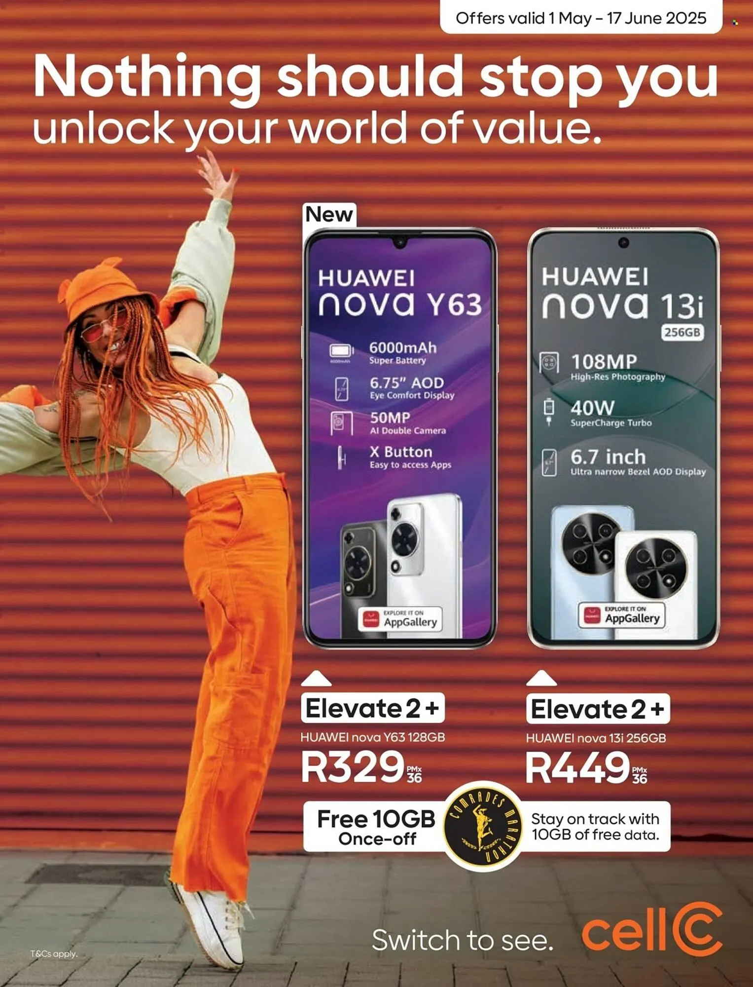 Cell C catalogue from 1 May to 17 June 2025 - Catalogue Page 1