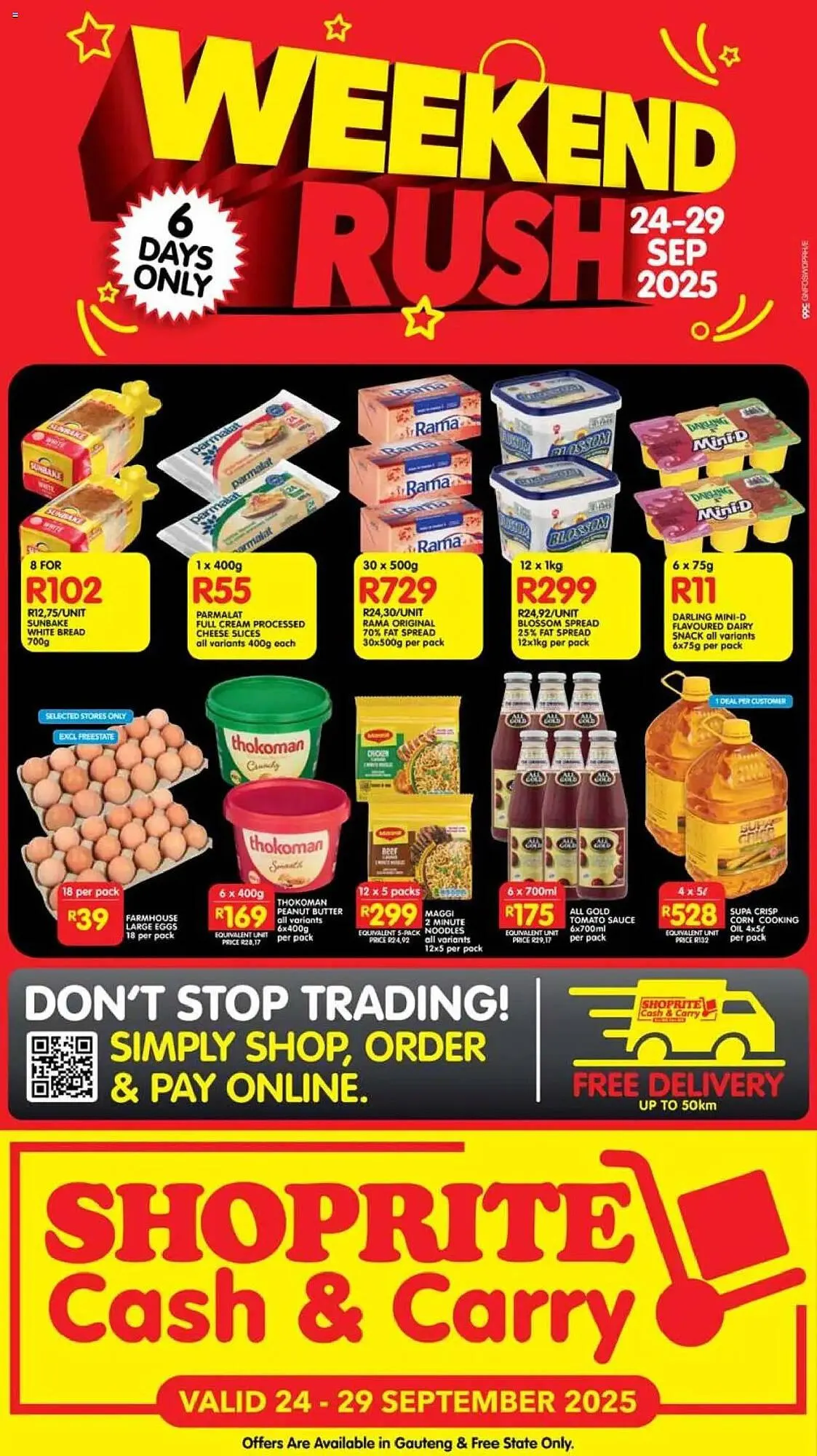 Shoprite catalogue from 24 September to 29 September 2025 - Catalogue Page 1