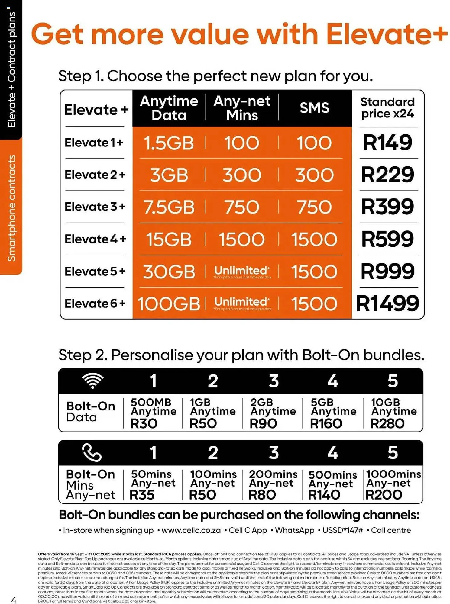 Cell C catalogue from 16 September to 31 October 2025 - Catalogue Page 4