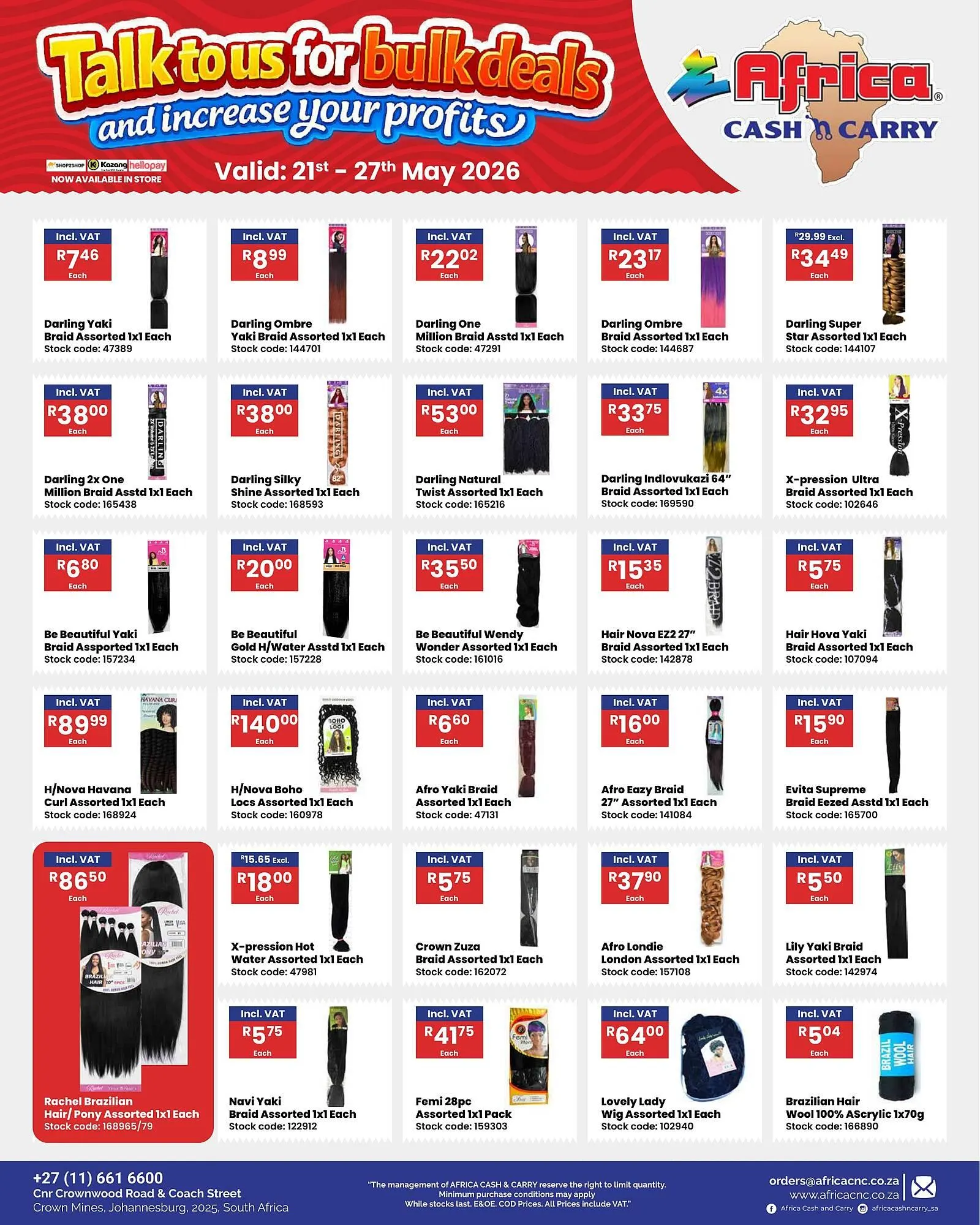 Africa Cash and Carry catalogue from 21 May to 27 May 2026 - Catalogue Page 28