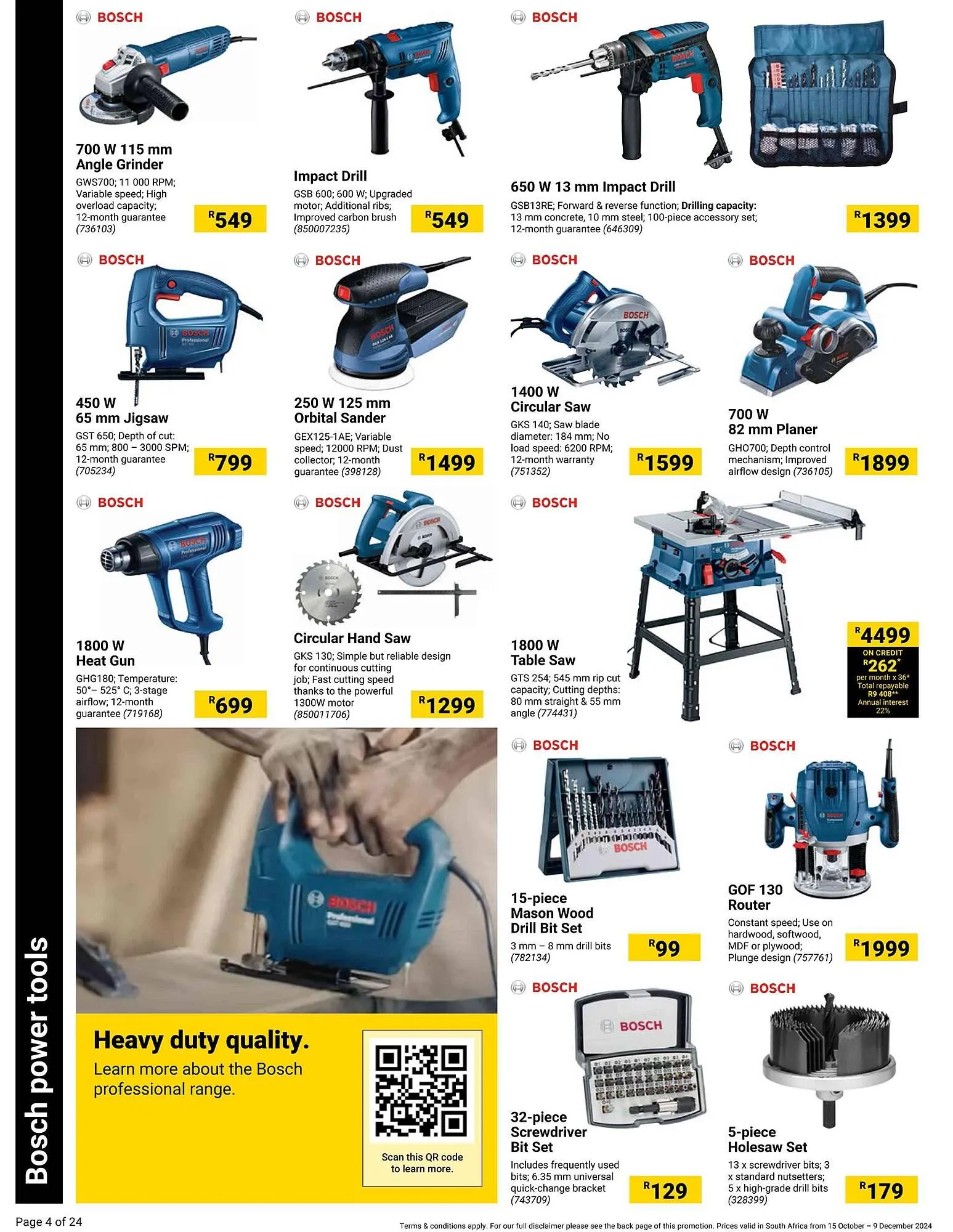 Builders Warehouse catalogue from 15 October to 9 December 2024 - Catalogue Page 4