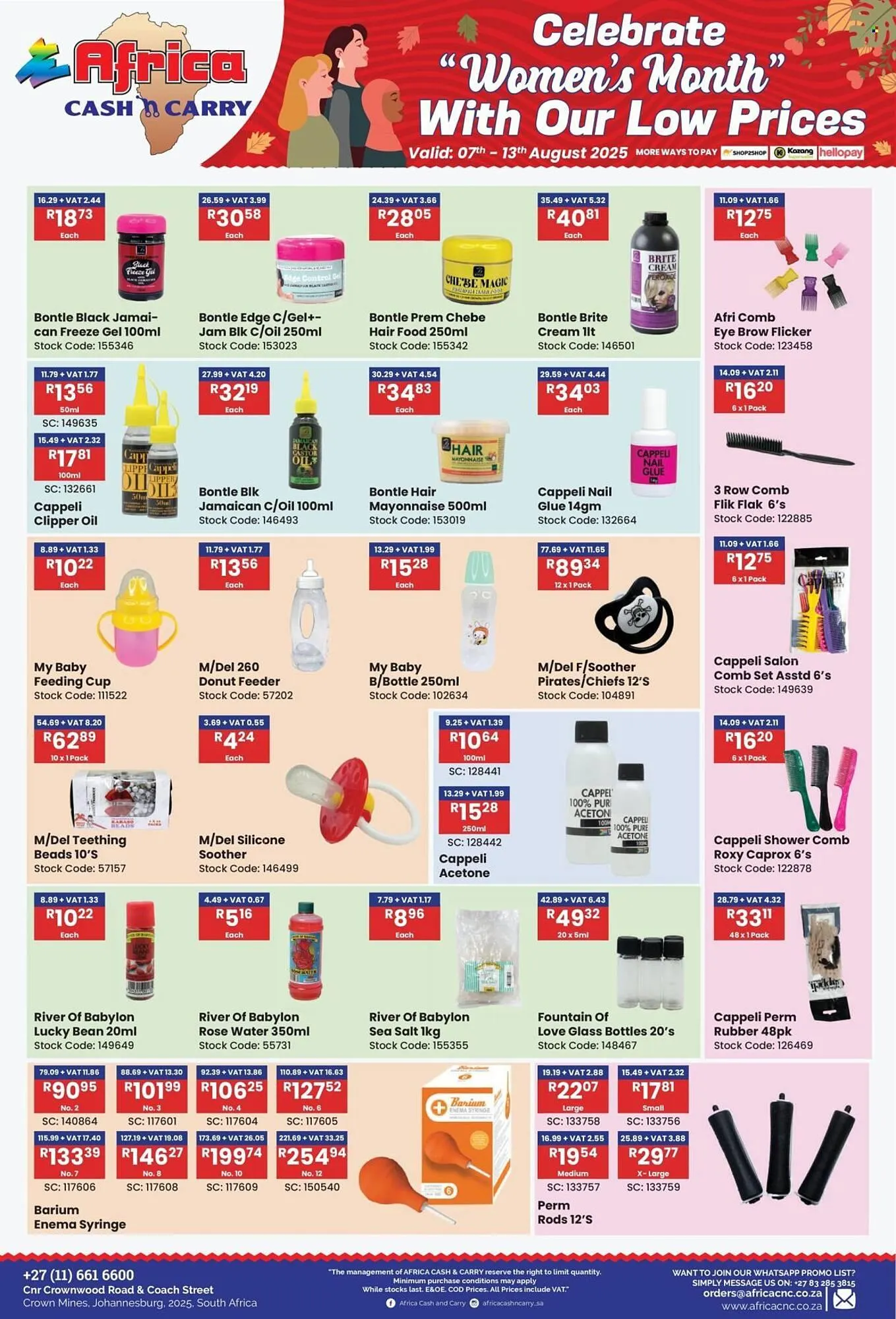 Africa Cash and Carry catalogue from 7 August to 13 August 2025 - Catalogue Page 25