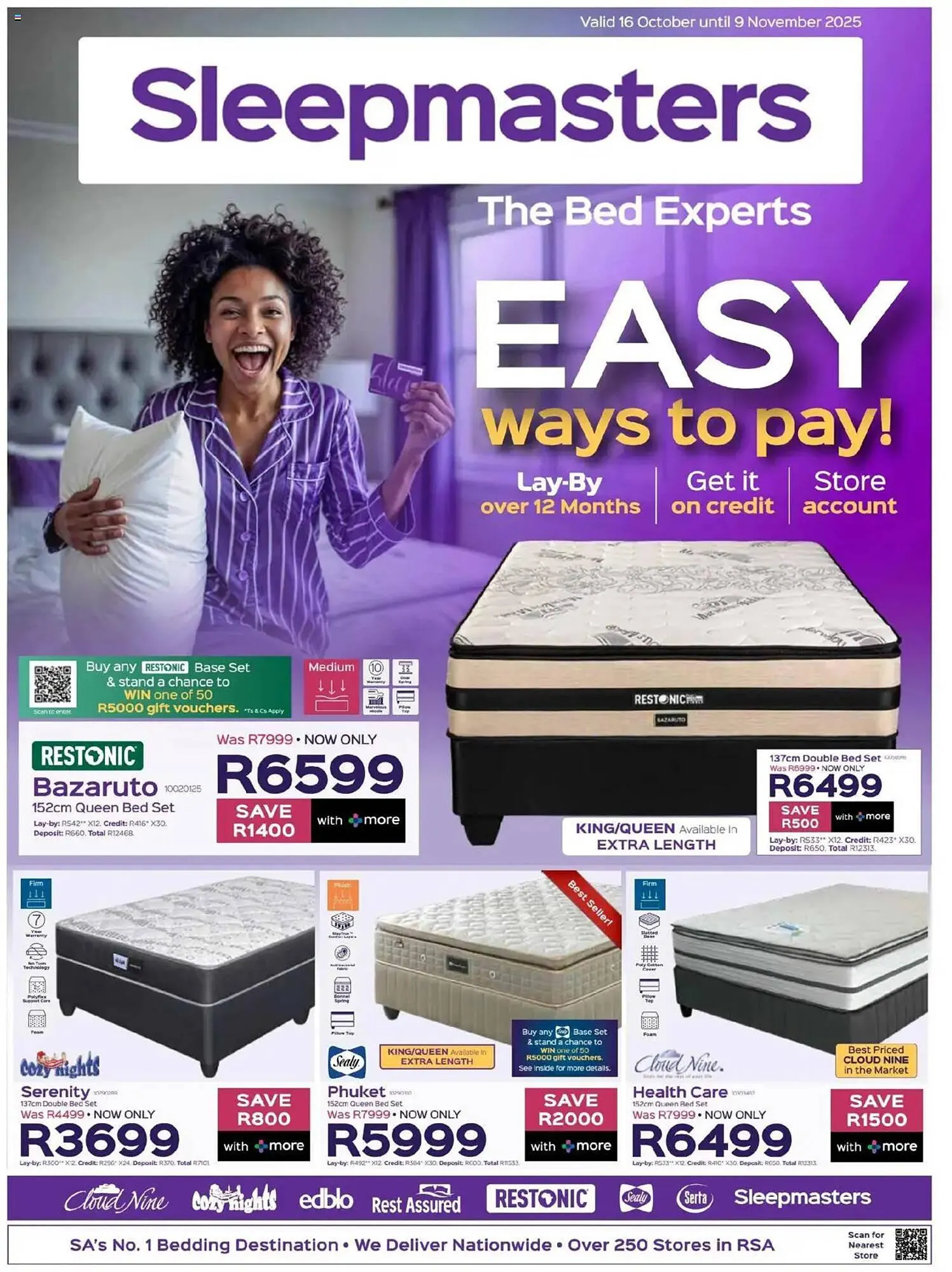 Sleepmasters catalogue from 16 October to 9 November 2025 - Catalogue Page 1