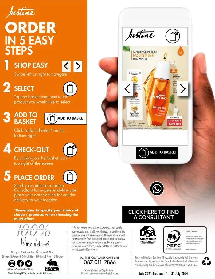 Justine JULY BROCHURE from 2 July to 31 July 2024 - Catalogue Page 2