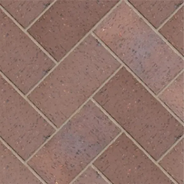 Nutmeg Bullnose On Flat Paver Brick